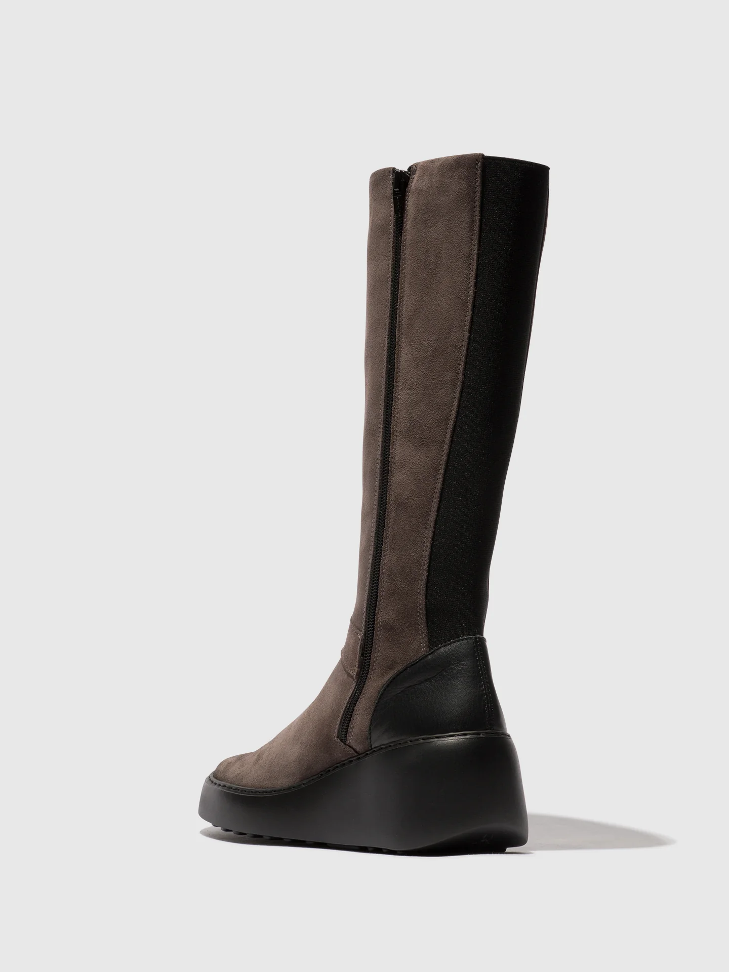Zip Up Boots DOVA598FLY ANTHRACITE/BLACK - Image 3