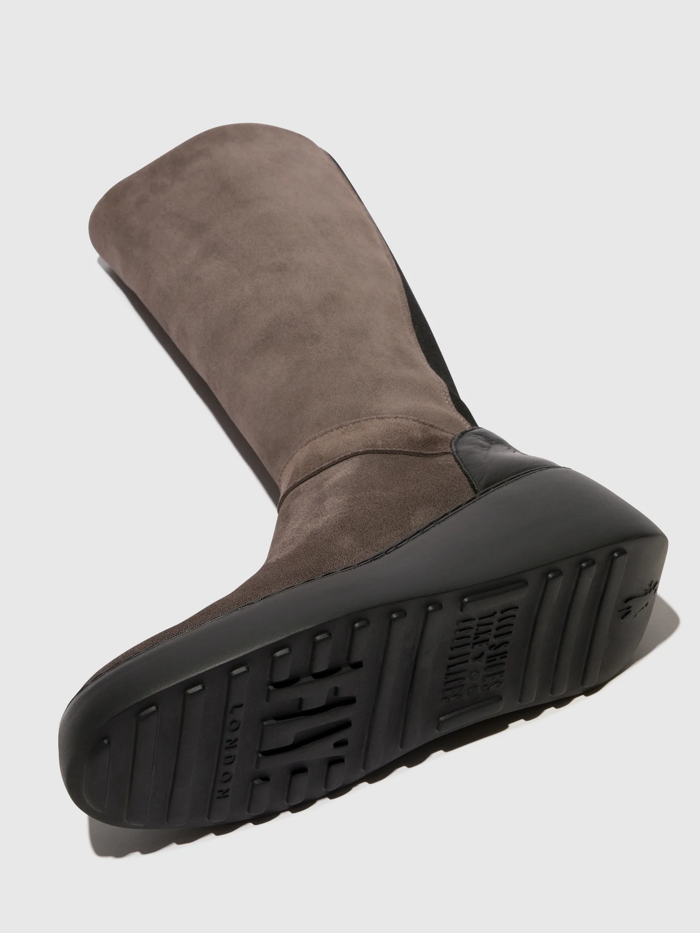 Zip Up Boots DOVA598FLY ANTHRACITE/BLACK - Image 4