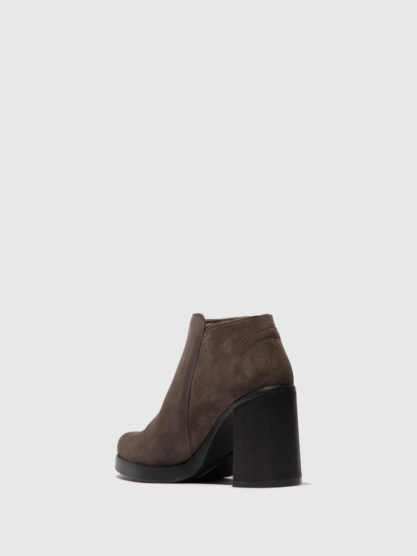 Zip Up Ankle Boots SHAR986FLY ANTHRACITE - Image 3