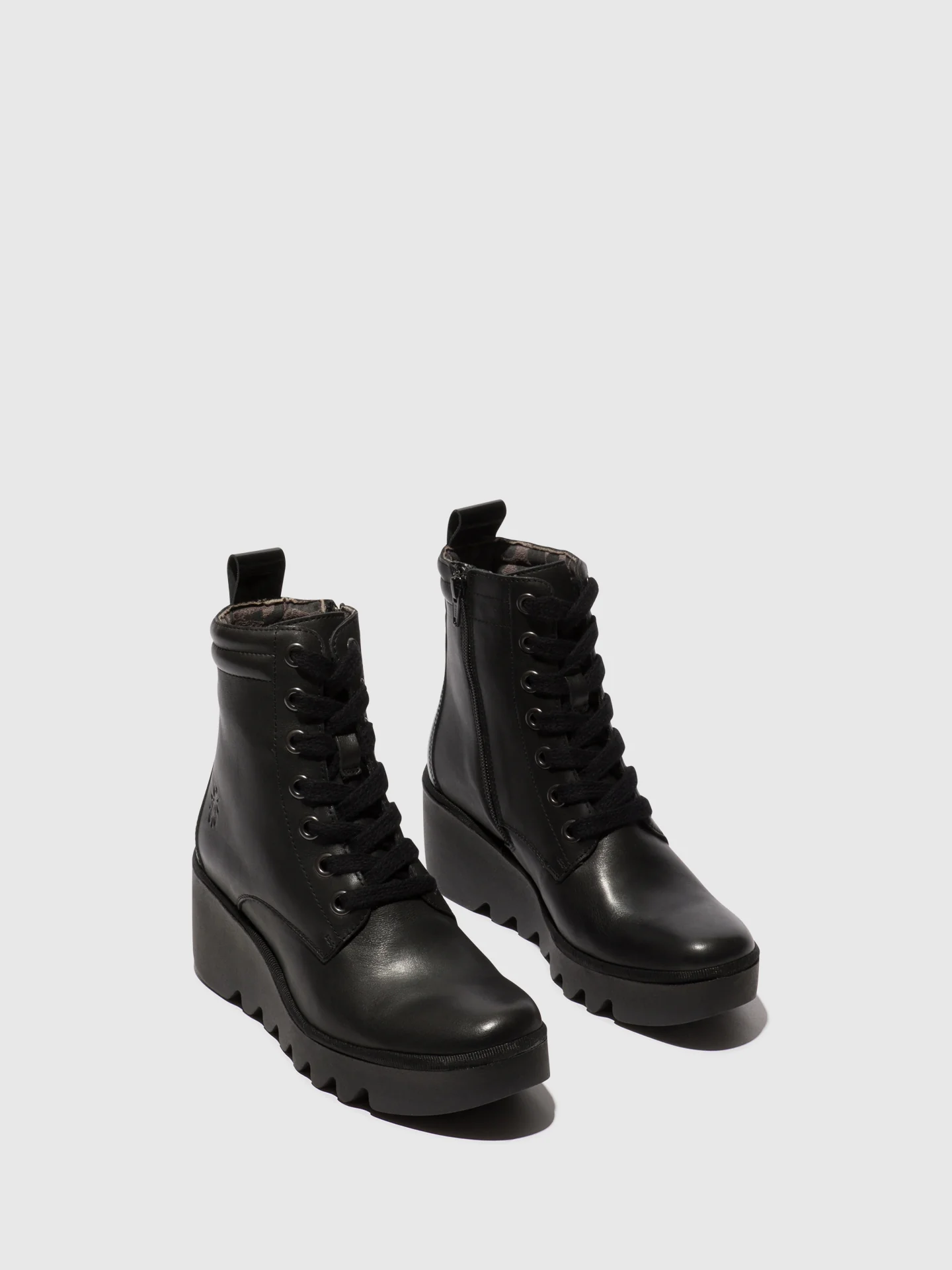 Lace-up Ankle Boots BIAZ329FLY ARKANSAS/ATLANTIS BLACK - Image 2