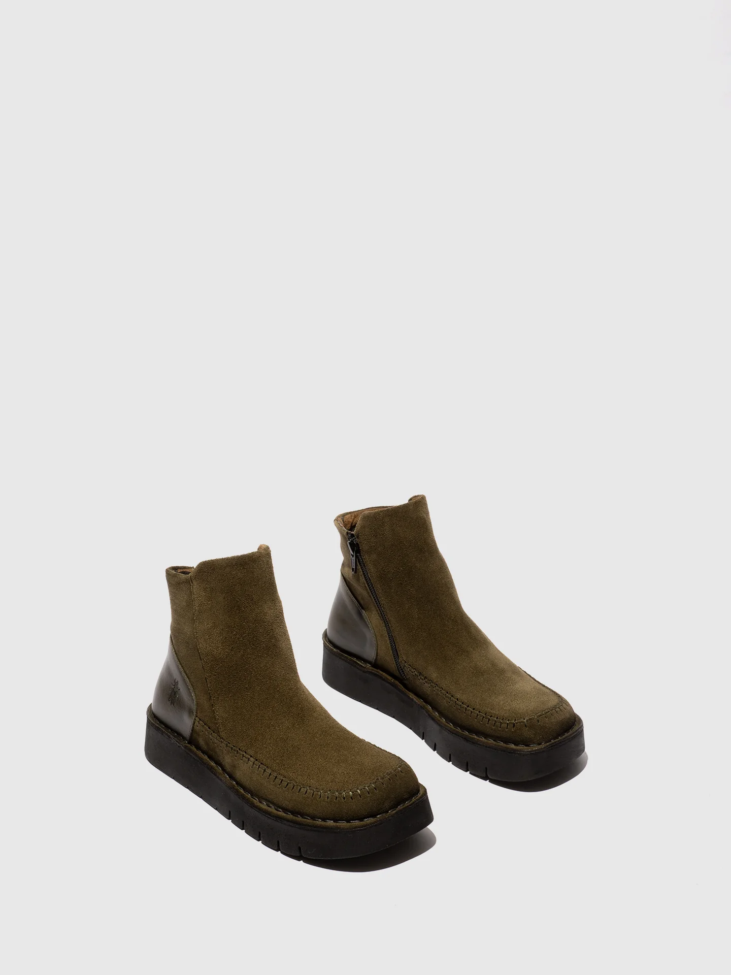 Zip Up Ankle Boots REIX195FLY ASPEN/DIESEL - Image 2