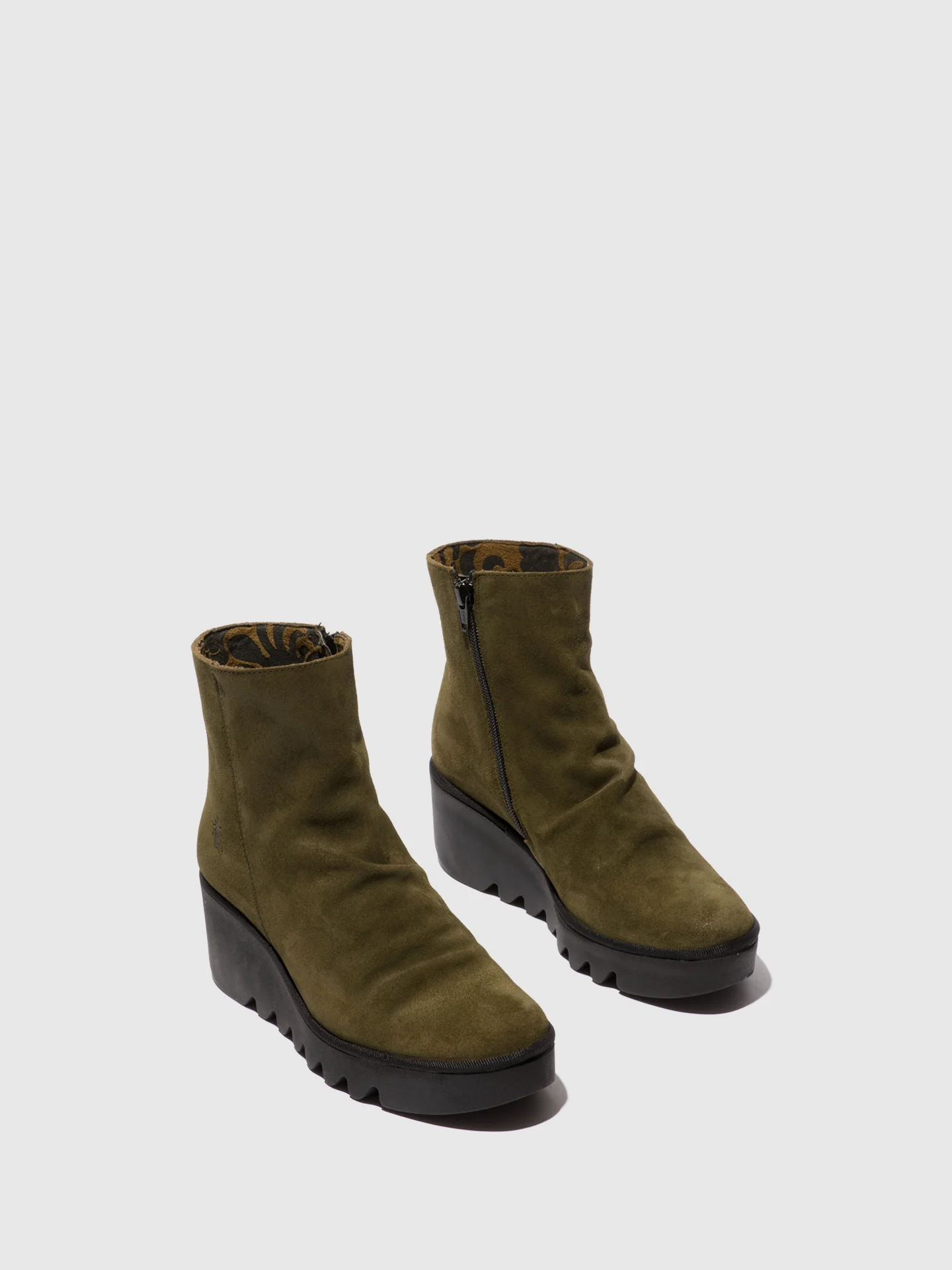 Zip Up Ankle Boots BAAN538FLY ASPEN - Image 2