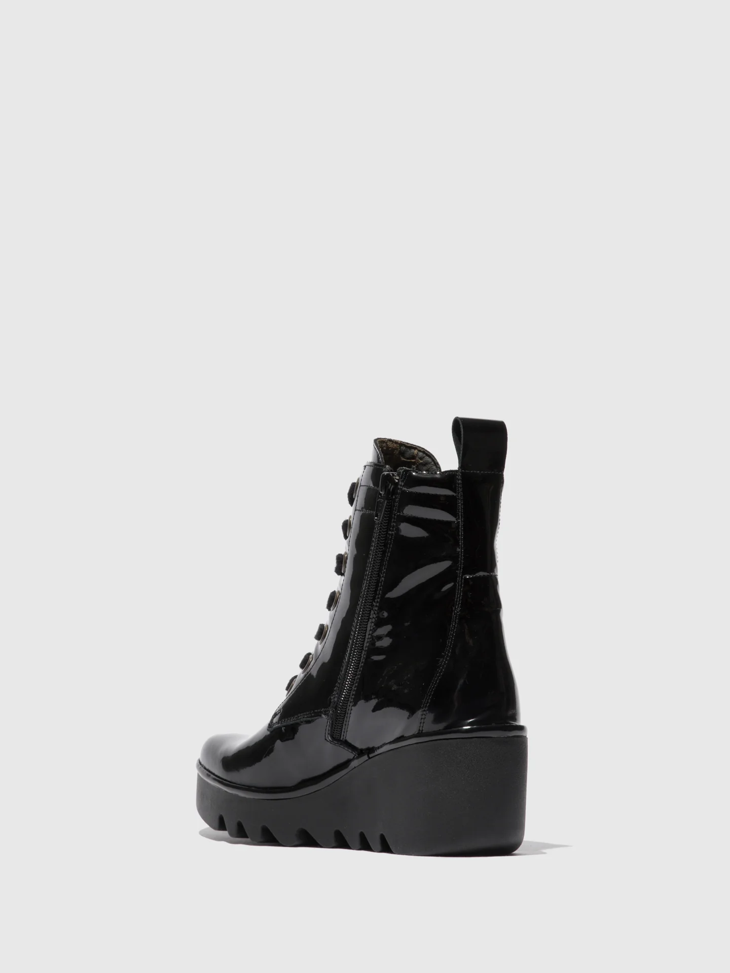 Lace-up Ankle Boots BIAZ329FLY ATLANTIS BLACK - Image 3