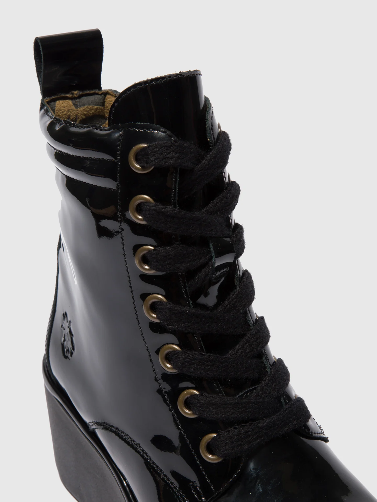 Lace-up Ankle Boots BIAZ329FLY ATLANTIS BLACK - Image 4