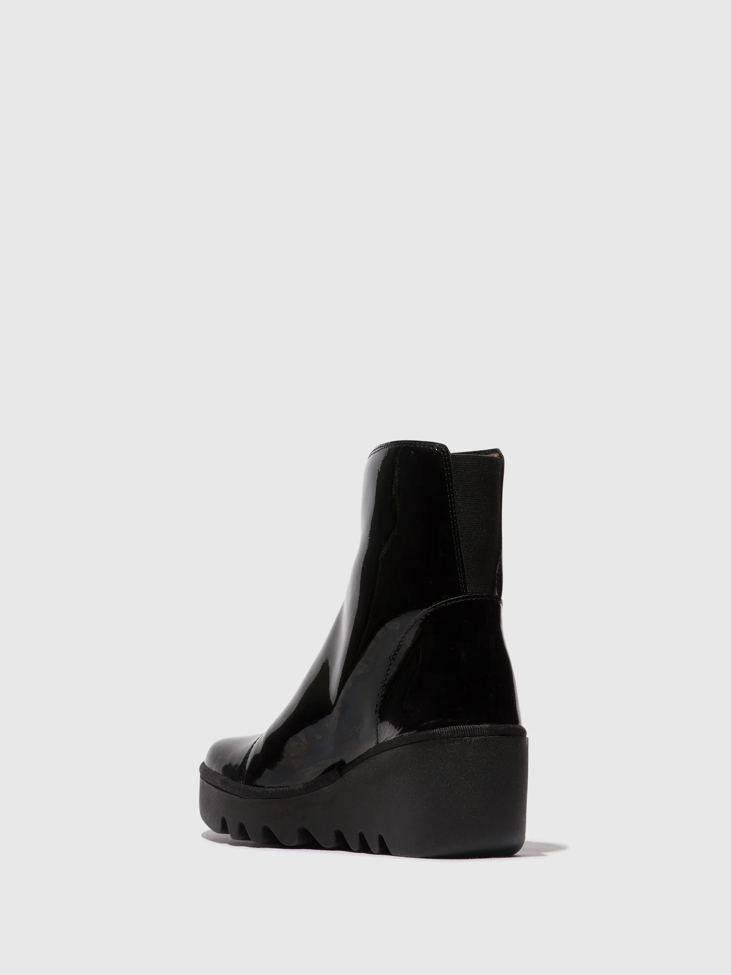 Zip Up Ankle Boots BOCE457FLY ATLANTIS BLACK - Image 3