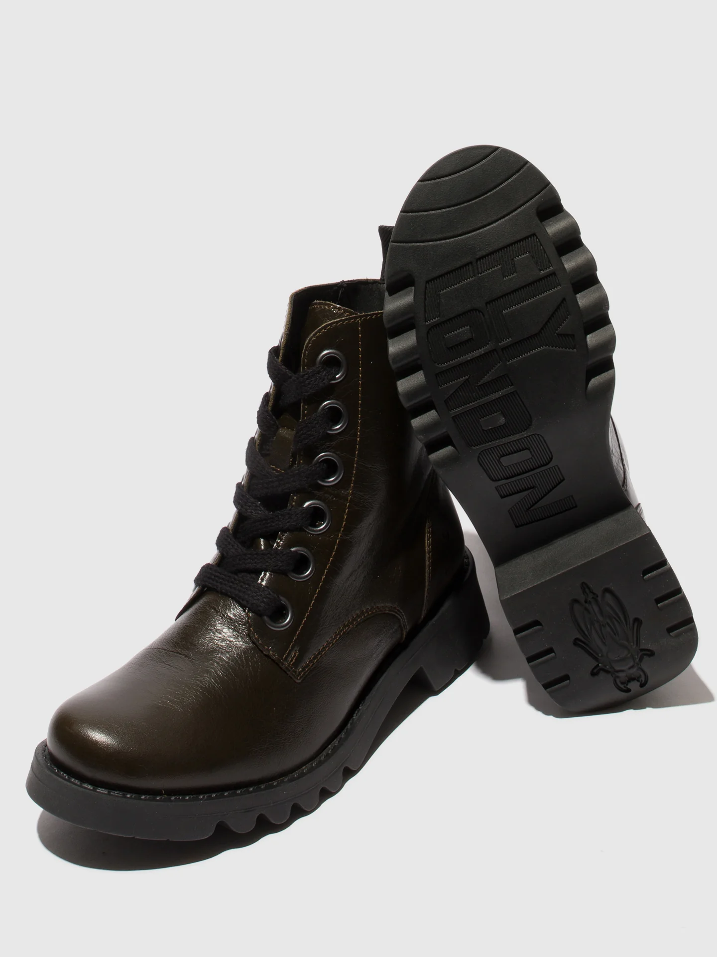 Lace-up Ankle Boots RAGI539FLY AZALEA KHAKI - Image 4