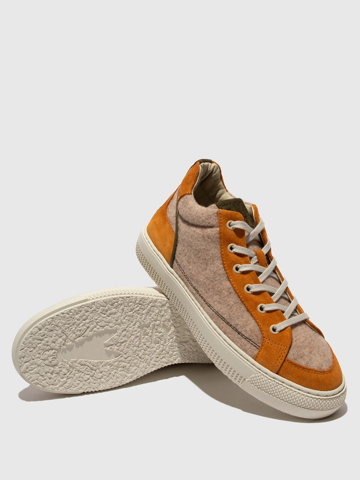 Hi-Top Trainers TELY688FLY BEIGE/CARAMEL/ASPEN - Image 6