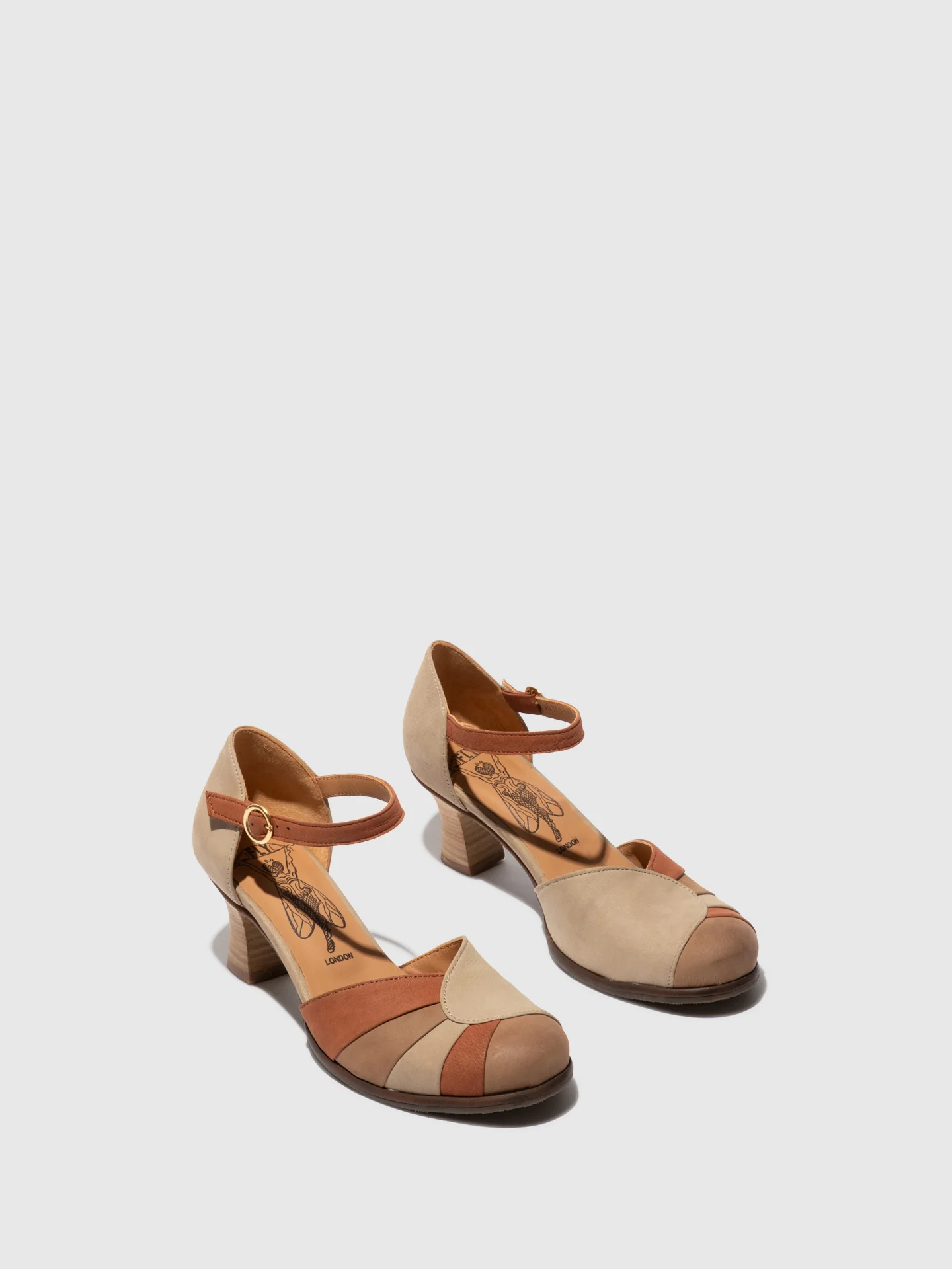 Heel Shoes BESH087FLY BEIGE/TAUPE/TAN - Image 2