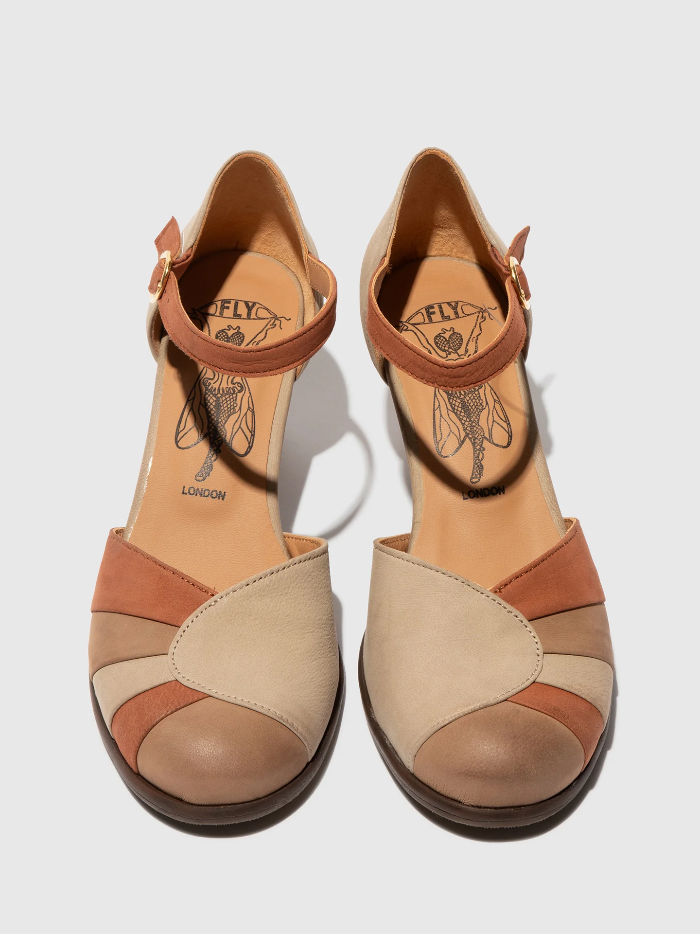Heel Shoes BESH087FLY BEIGE/TAUPE/TAN - Image 5