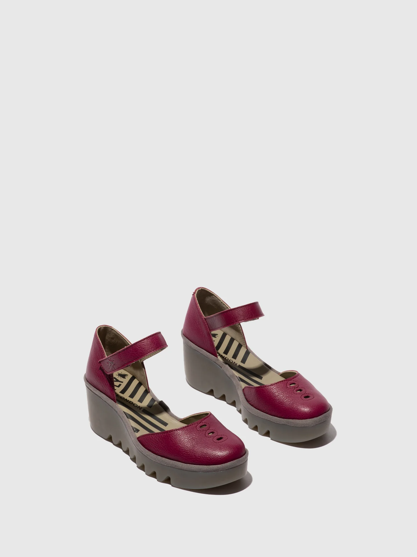 Ankle Strap Sandals BISO305FLY BERRY - Image 2