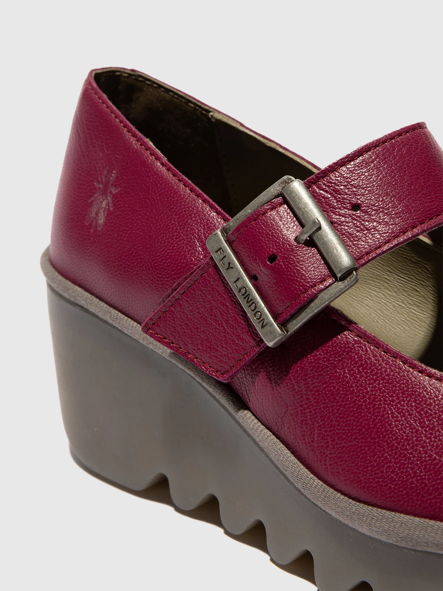 Buckle Shoes BORY564FLY BERRY - Image 4
