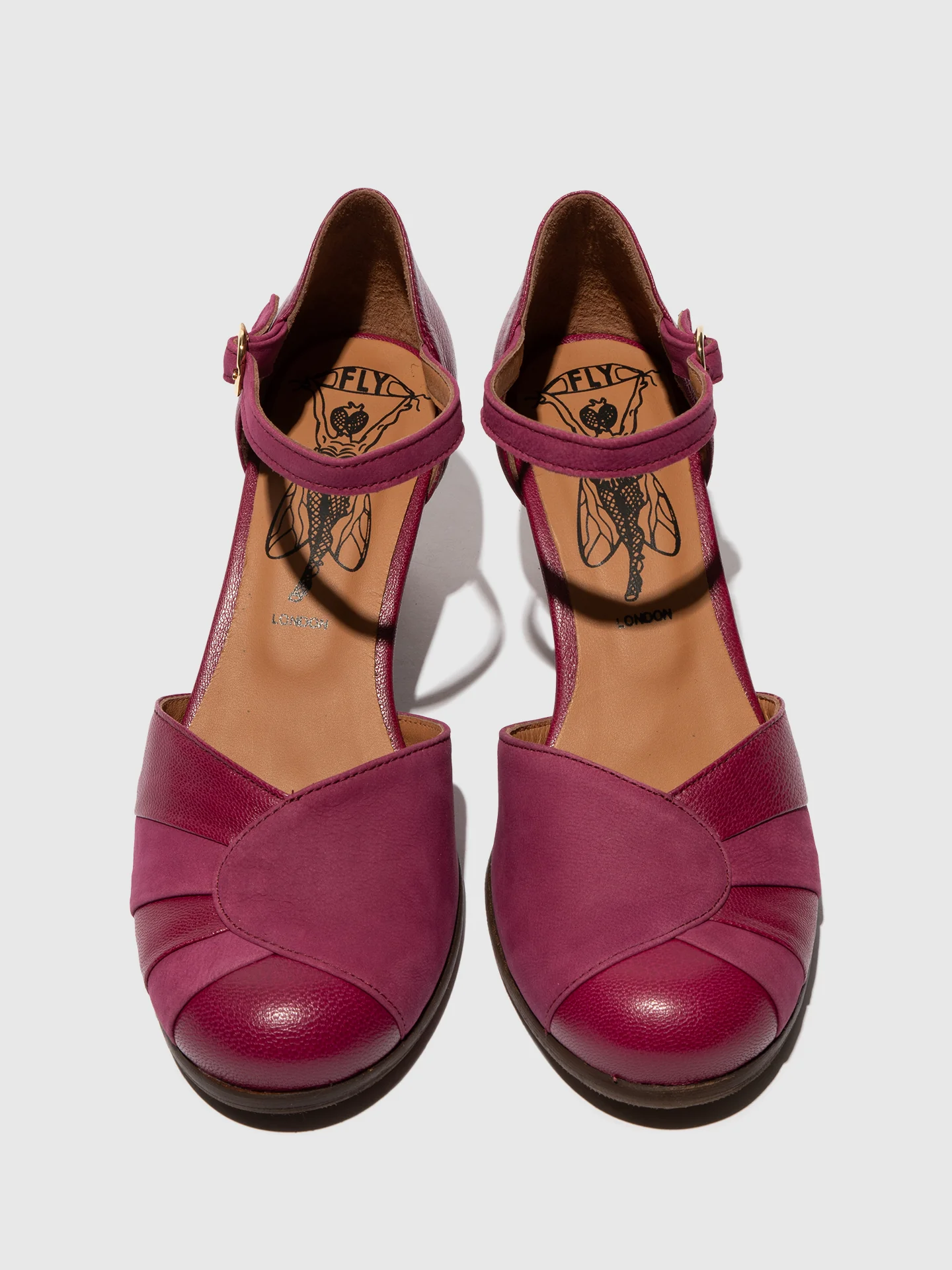 Heel Shoes BESH087FLY BERRY - Image 4