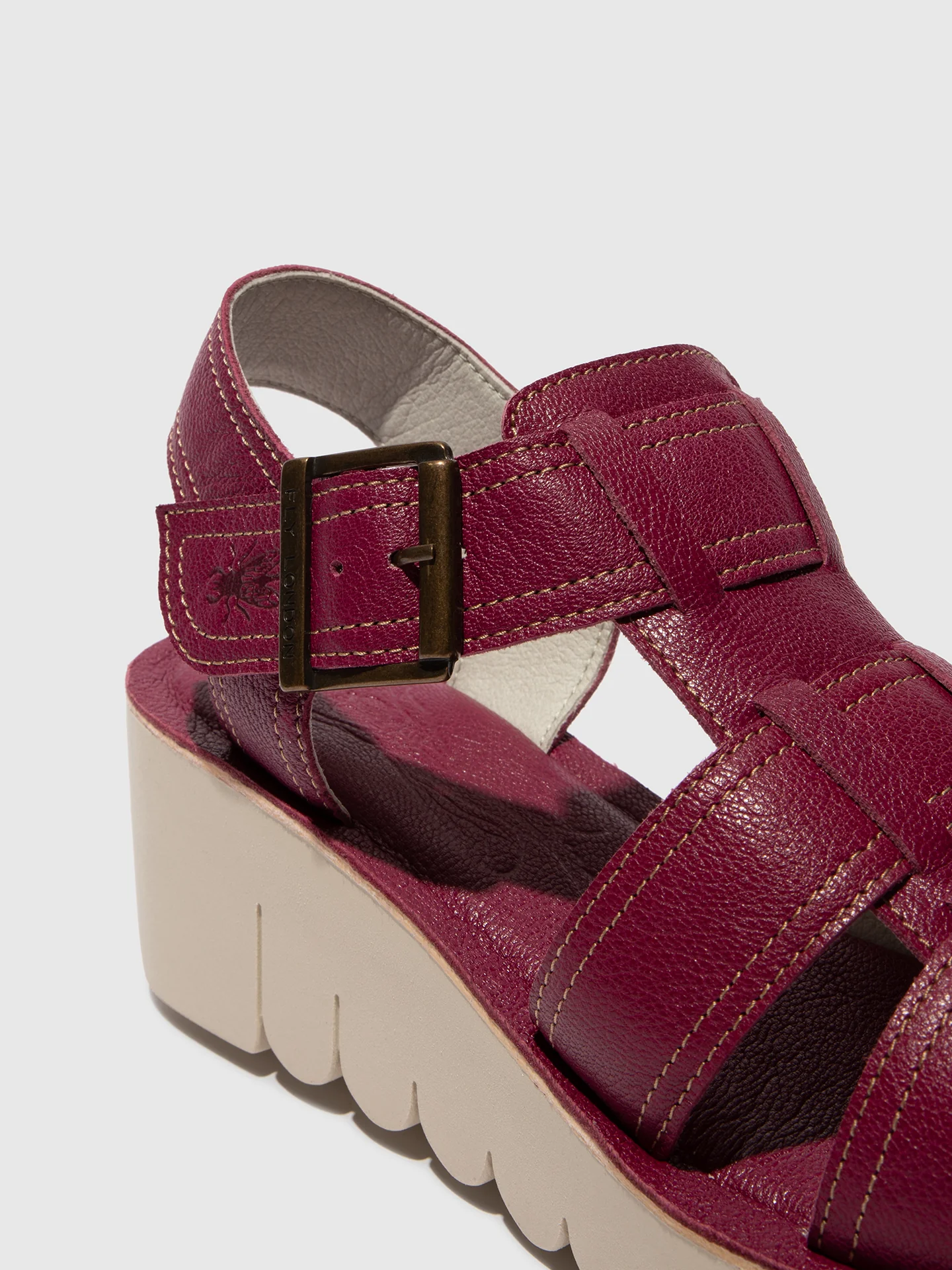 Sling-Back Sandals YUDD236FLY BERRY - Image 4