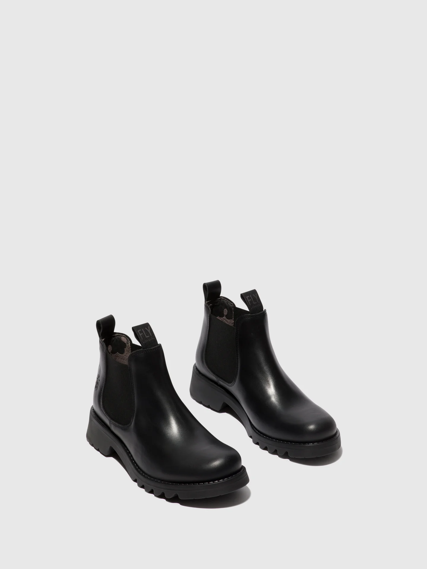 Chelsea Ankle Boots RIKA894FLY BLACK (ALL BLACK) - Image 2