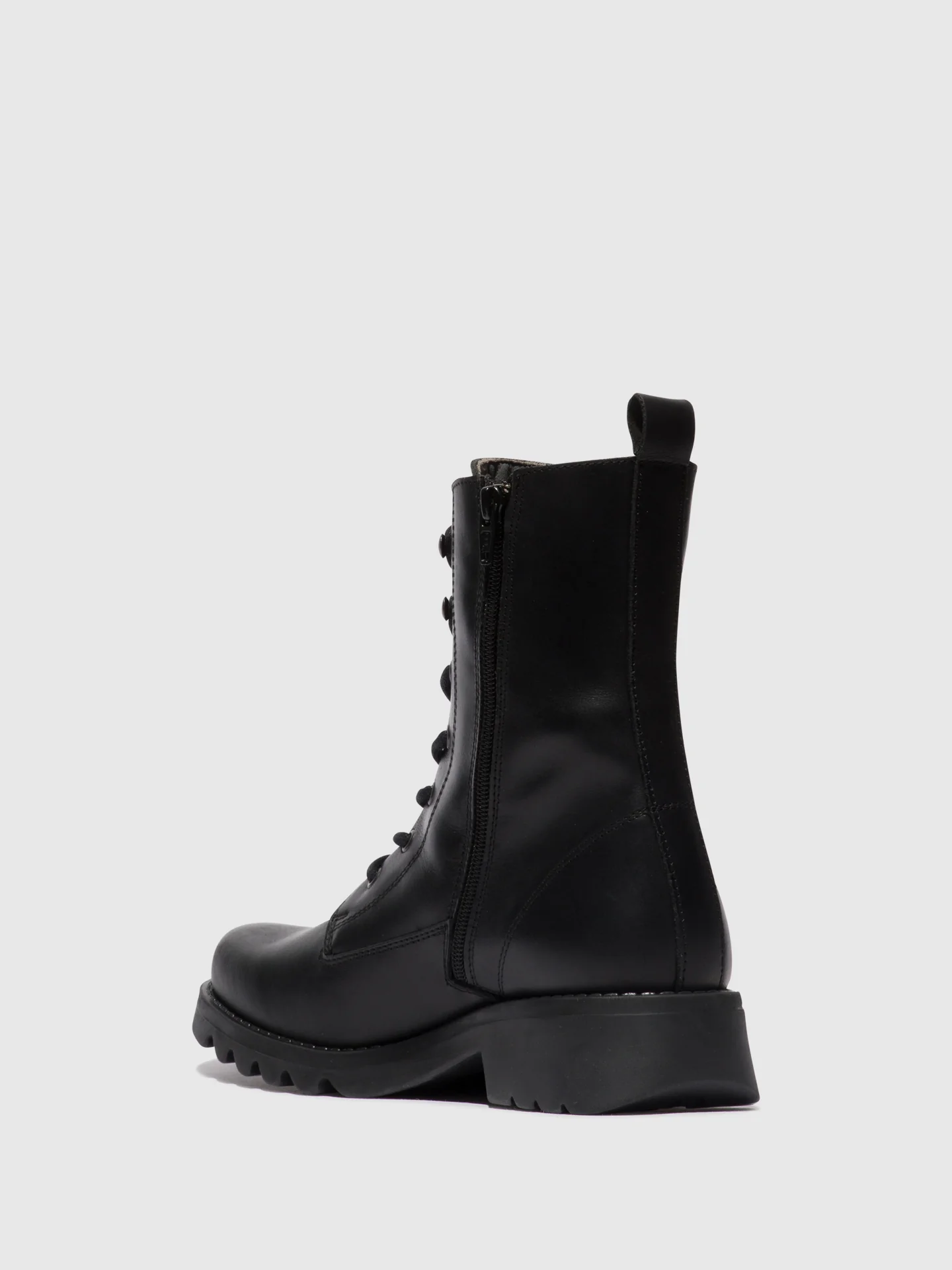 Lace-up Ankle Boots REID893FLY BLACK (ALL BLACK) - Image 3