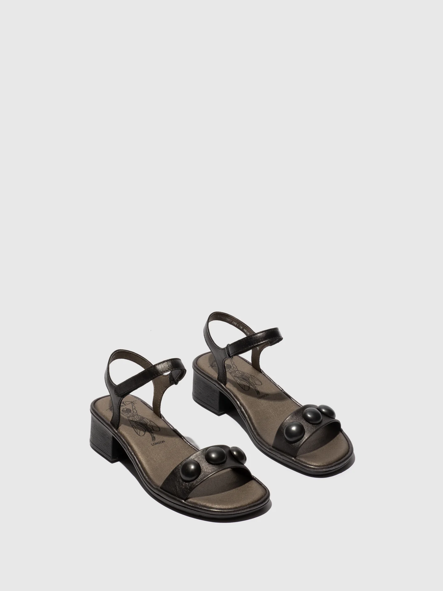 Ankle Strap Sandals EXIE487FLY BLACK - Image 2
