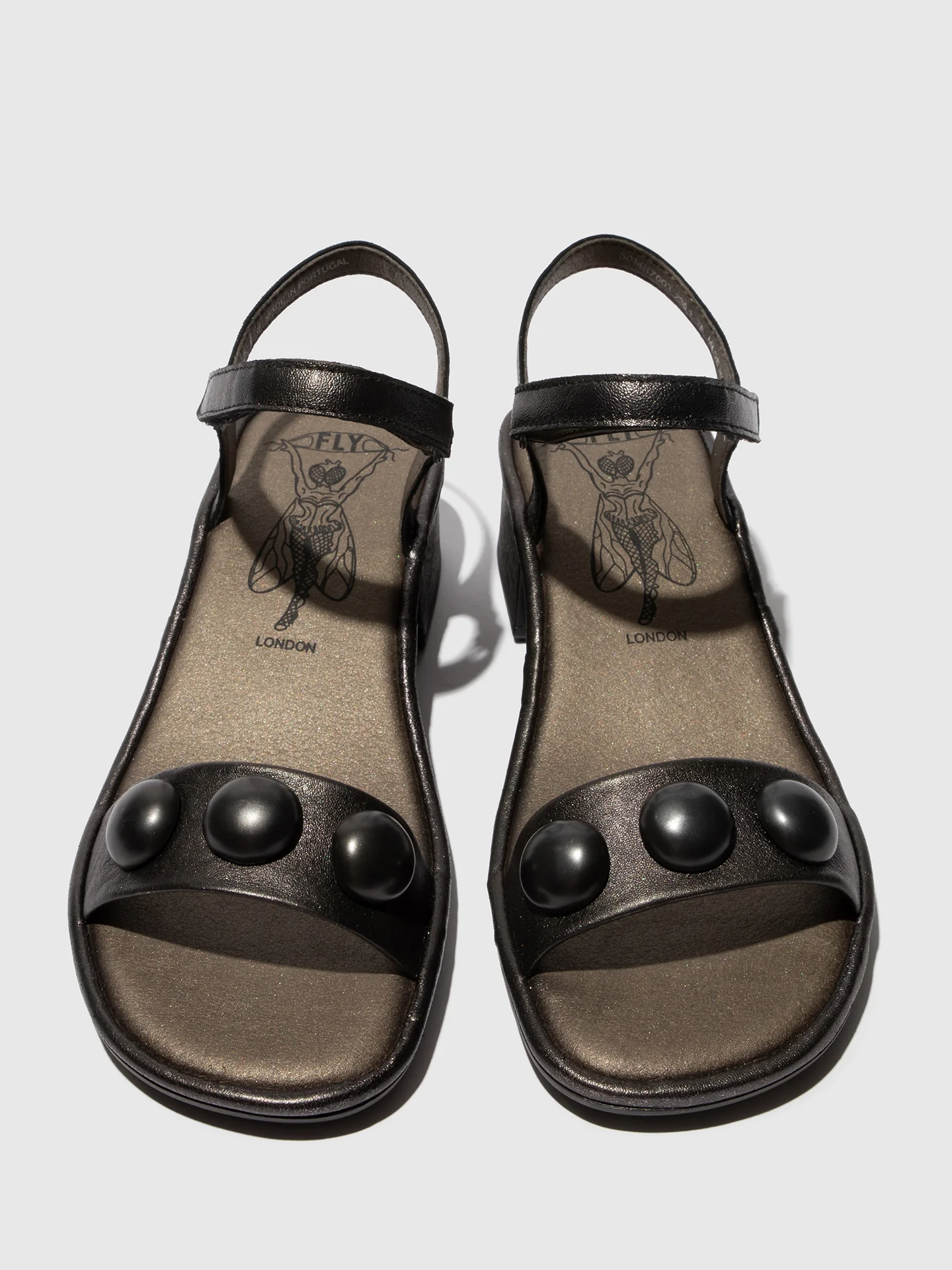 Ankle Strap Sandals EXIE487FLY BLACK - Image 4