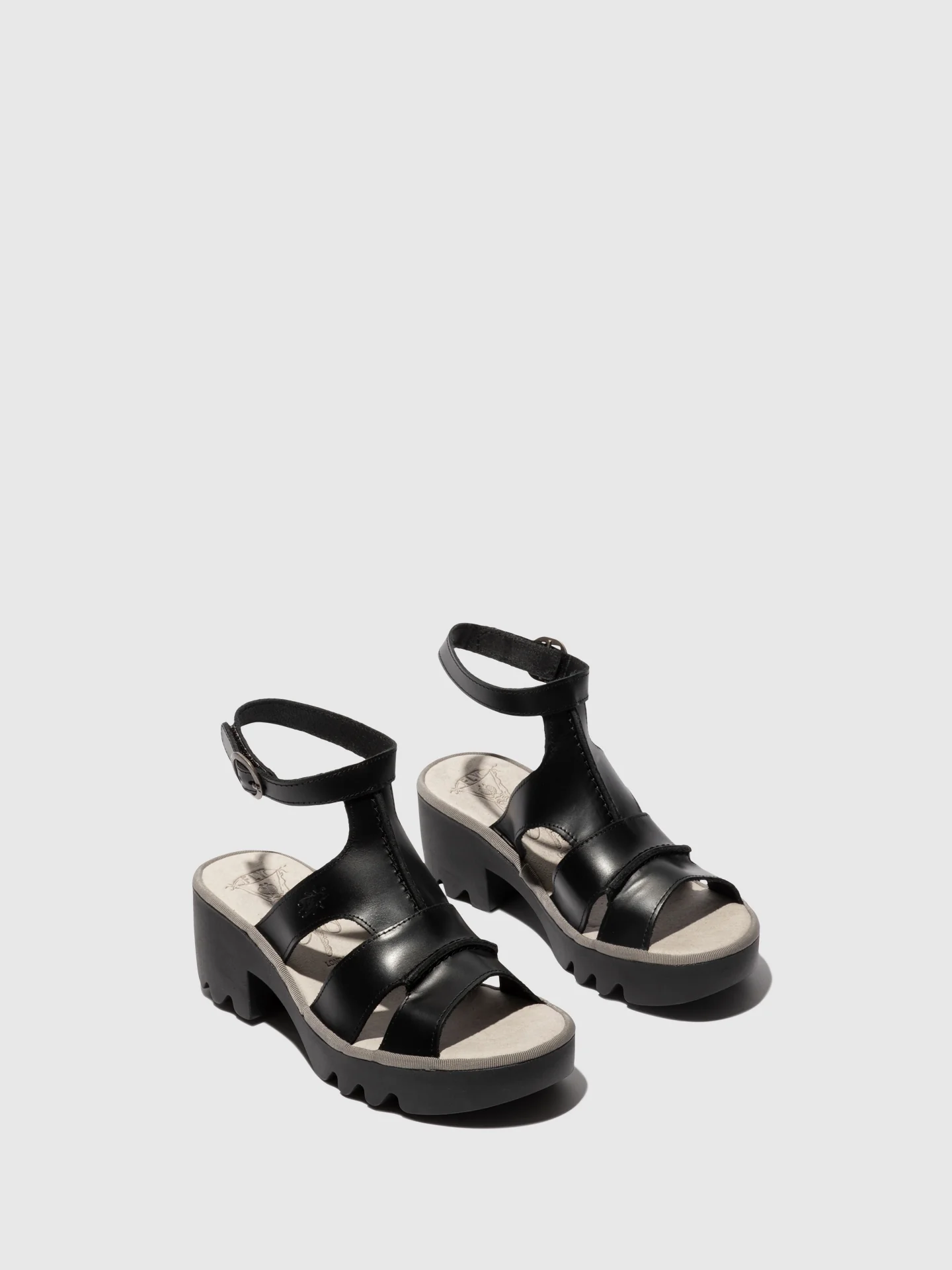 Ankle Strap Sandals TAWI496FLY BLACK - Image 2