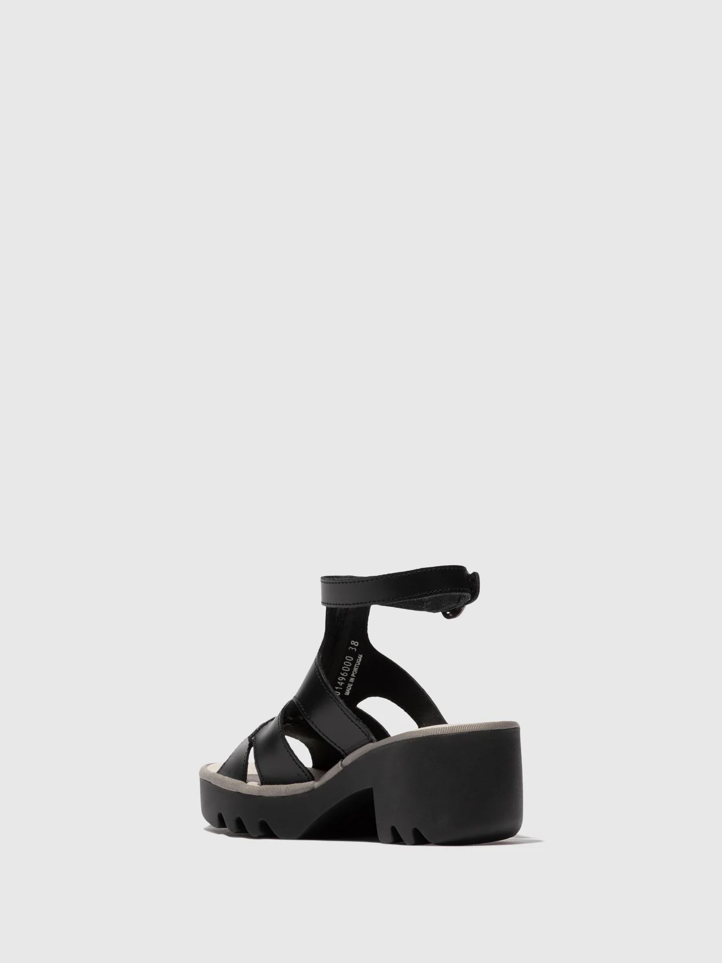 Ankle Strap Sandals TAWI496FLY BLACK - Image 3