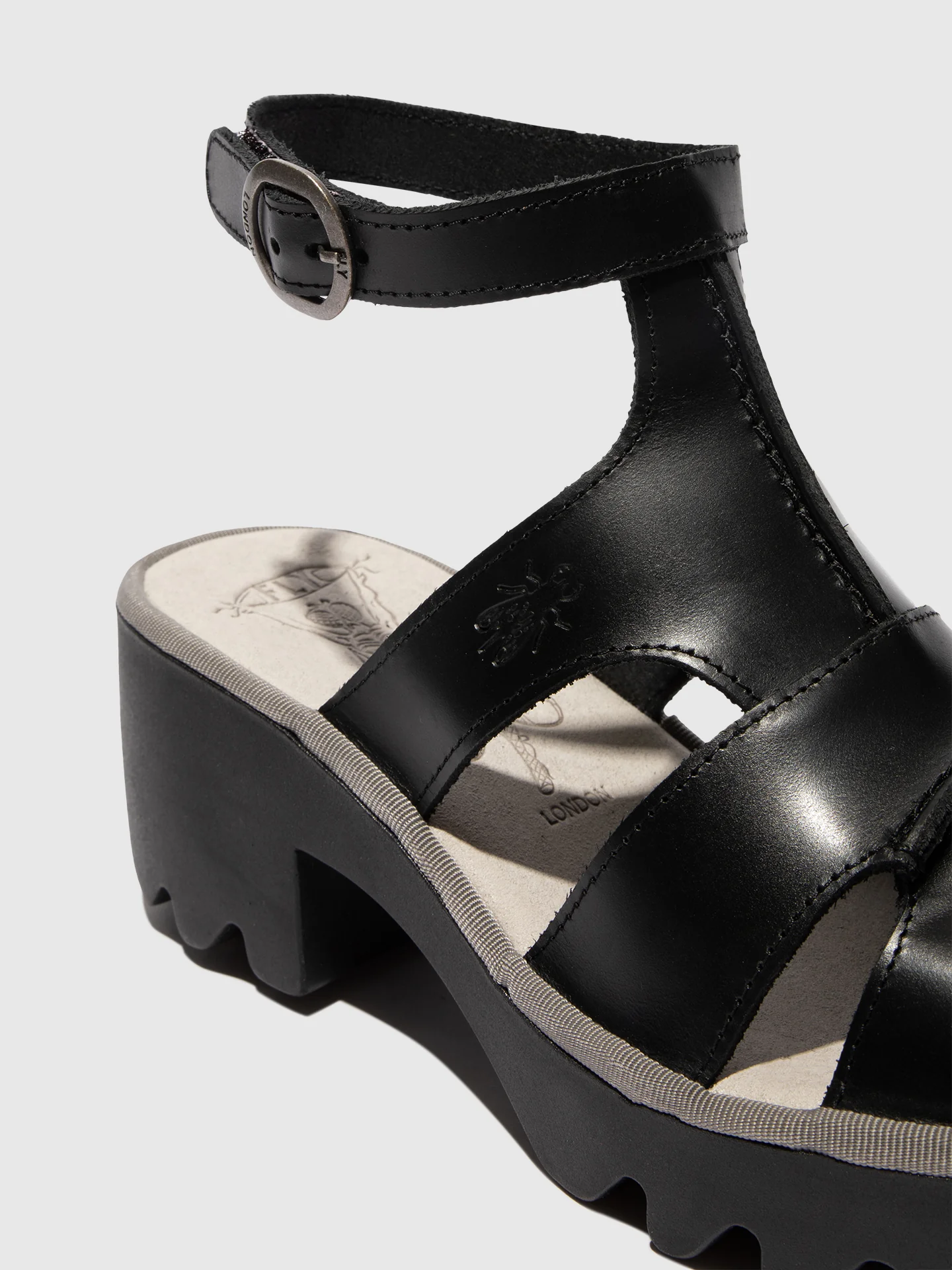 Ankle Strap Sandals TAWI496FLY BLACK - Image 4