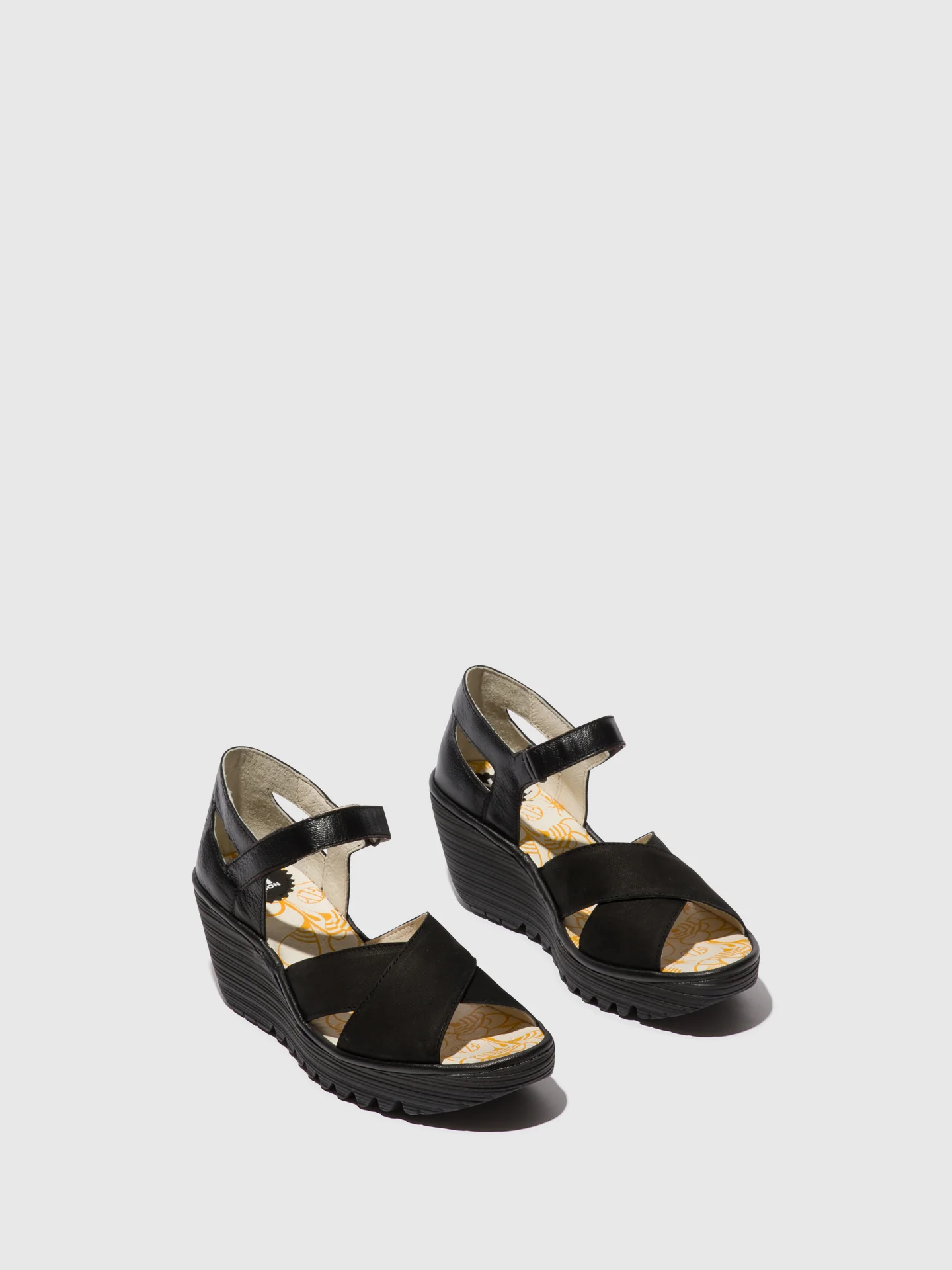 Ankle Strap Sandals YENT365FLY BLACK - Image 2