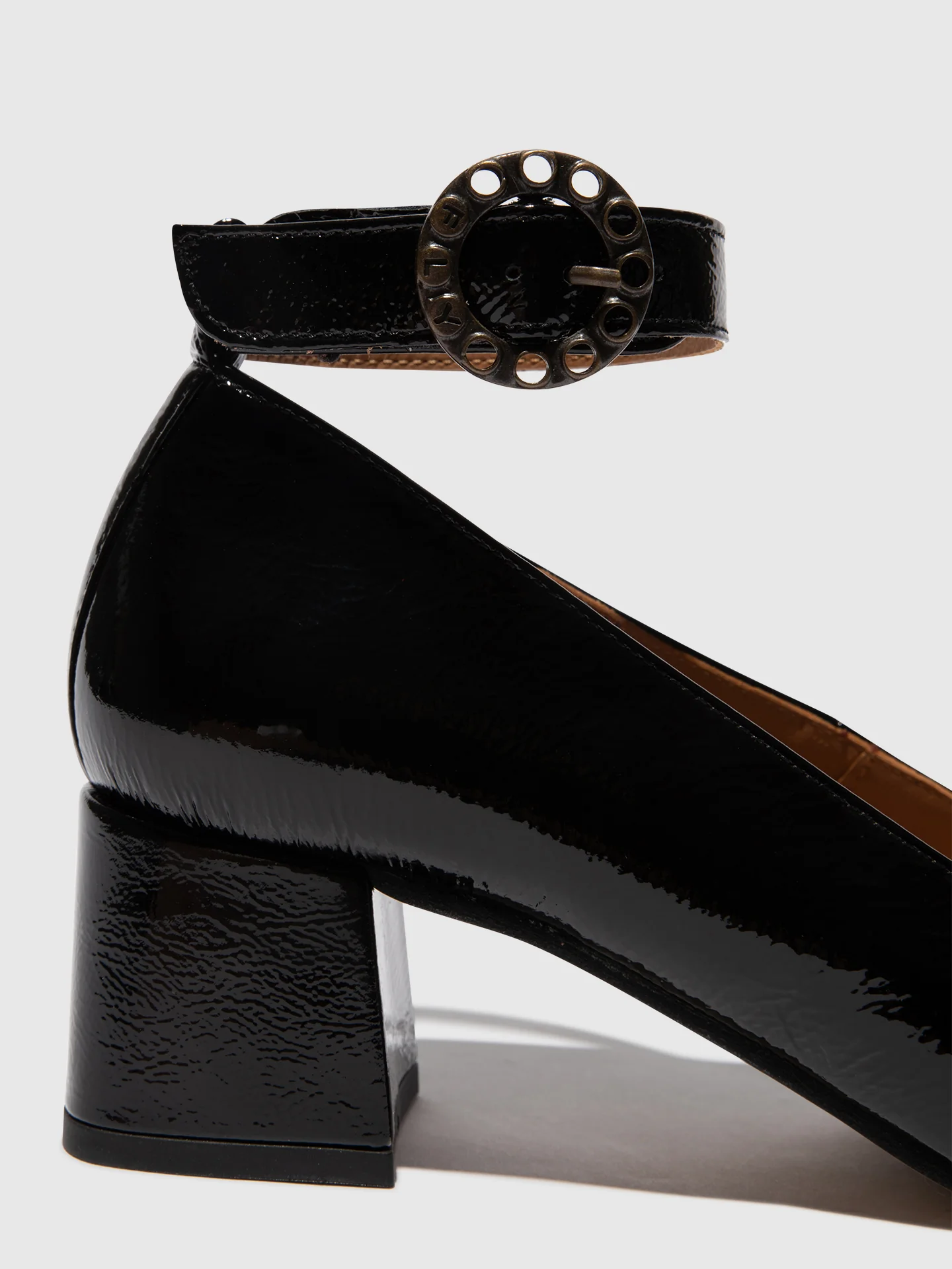 Ankle Strap Shoes SAZI082FLY BLACK - Image 4