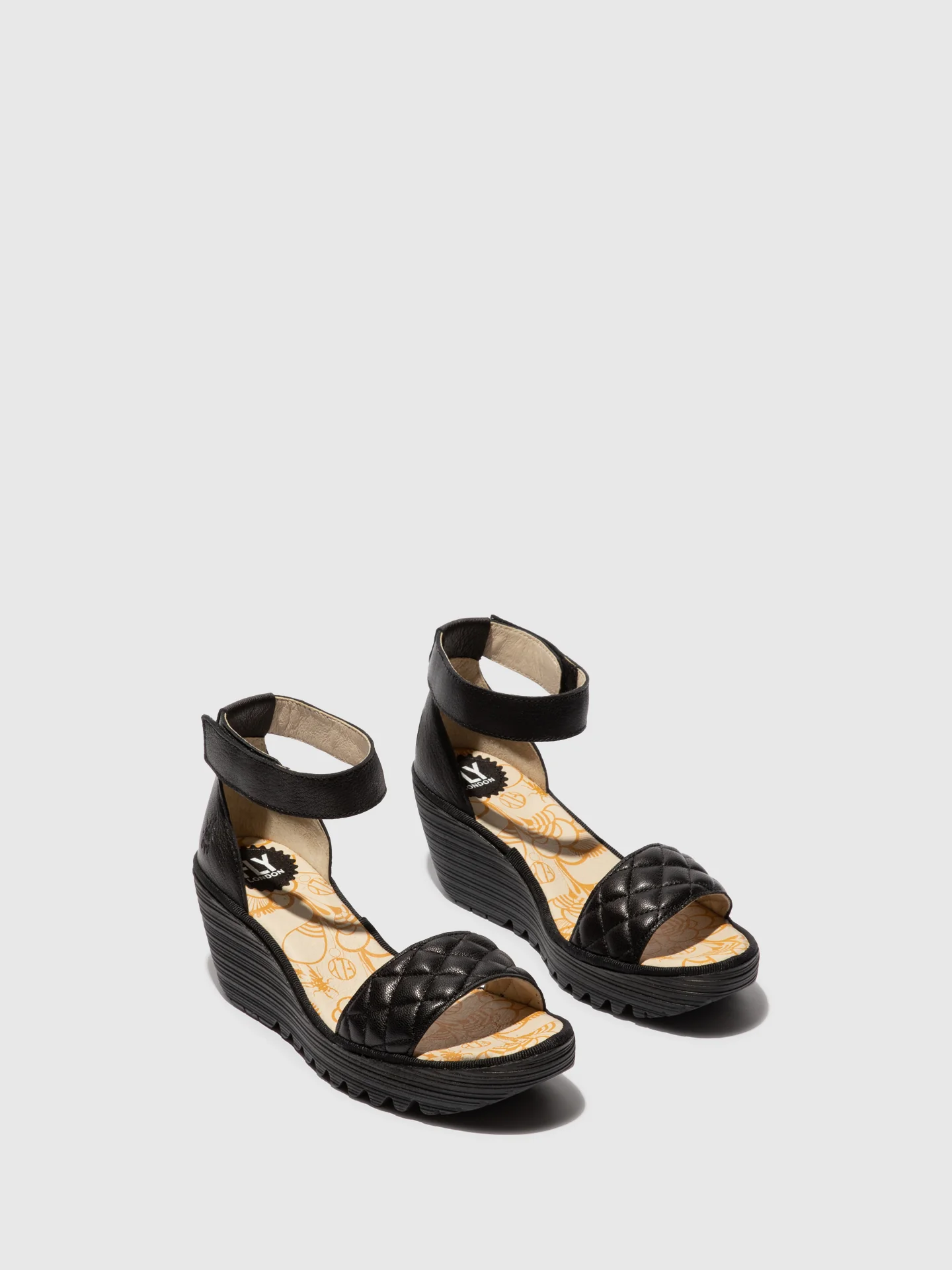 Ankle Strap Sandals YARU471FLY BLACK/BLACK - Image 2