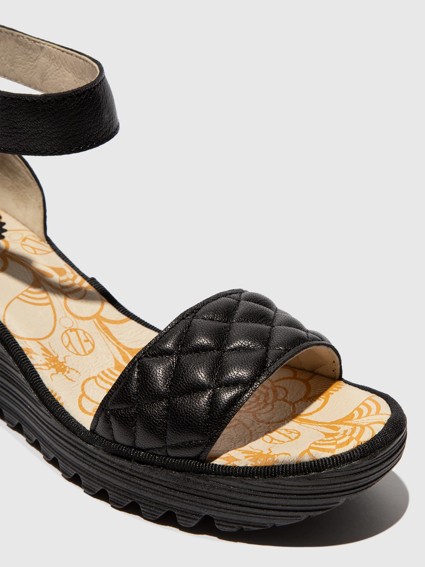 Ankle Strap Sandals YARU471FLY BLACK/BLACK - Image 4