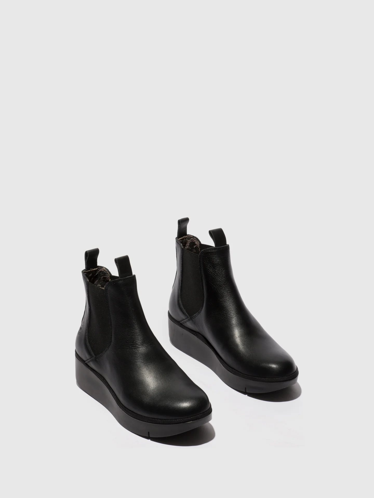 Chelsea Ankle Boots JERY536FLY BLACK (BLACK ELASTIC) - Image 2
