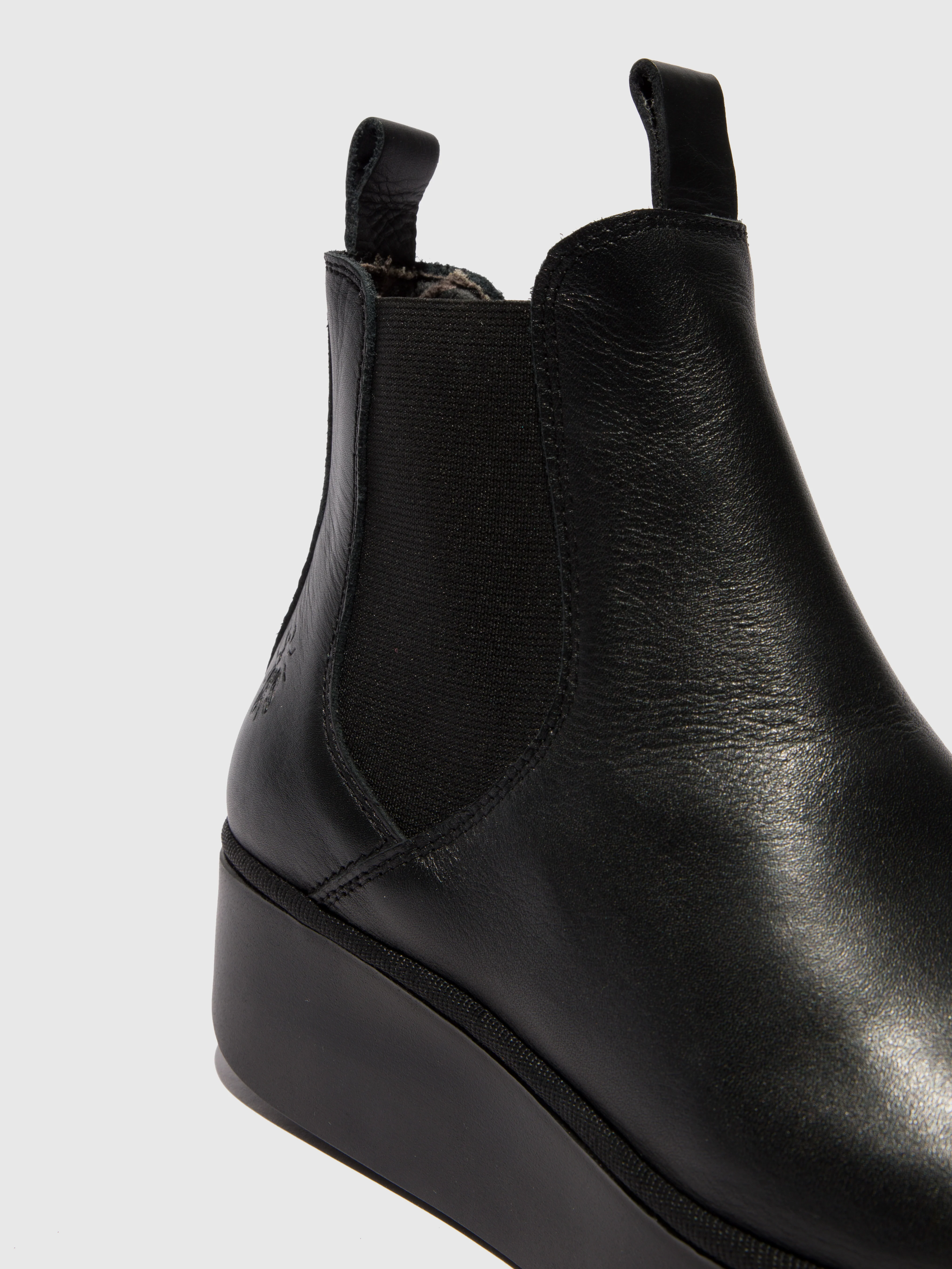 Chelsea Ankle Boots JERY536FLY BLACK (BLACK ELASTIC) - Image 4