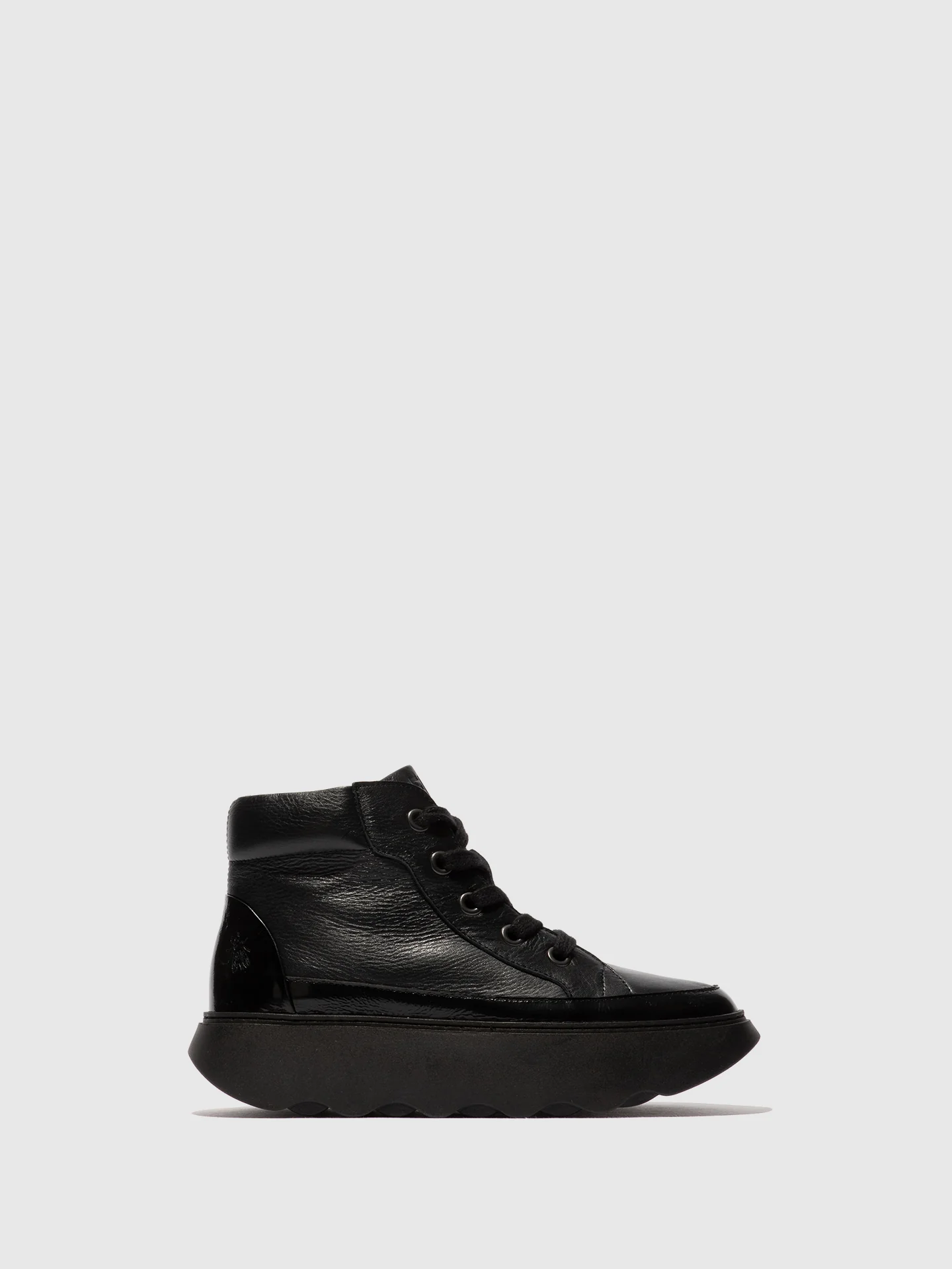 Lace-up Ankle Boots FECH726FLY BLACK/BLACK