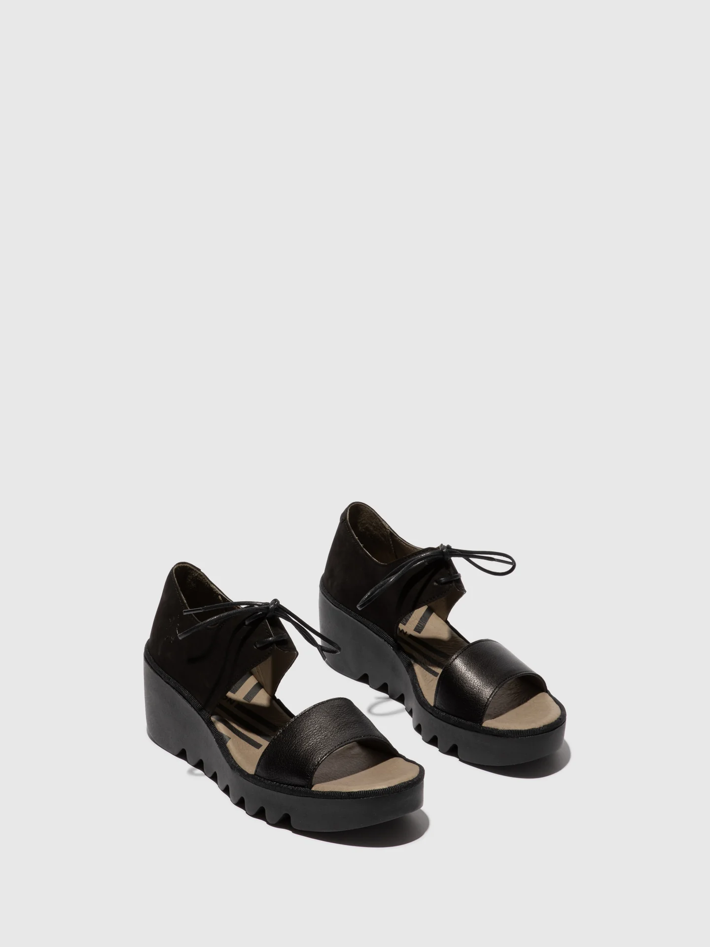 Lace-up Sandals BILU465FLY BLACK/BLACK - Image 2