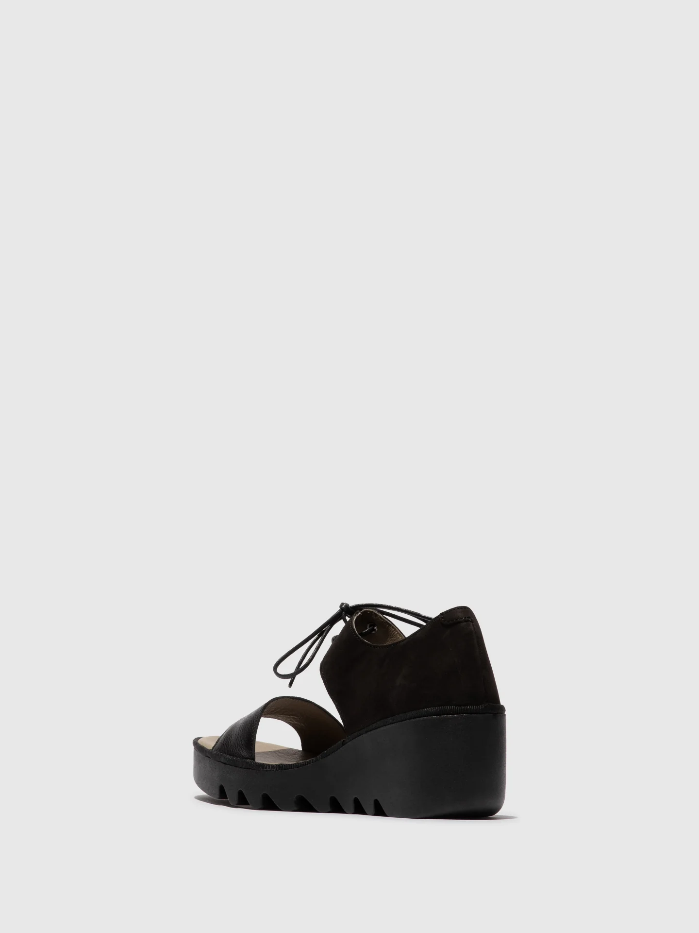 Lace-up Sandals BILU465FLY BLACK/BLACK - Image 3