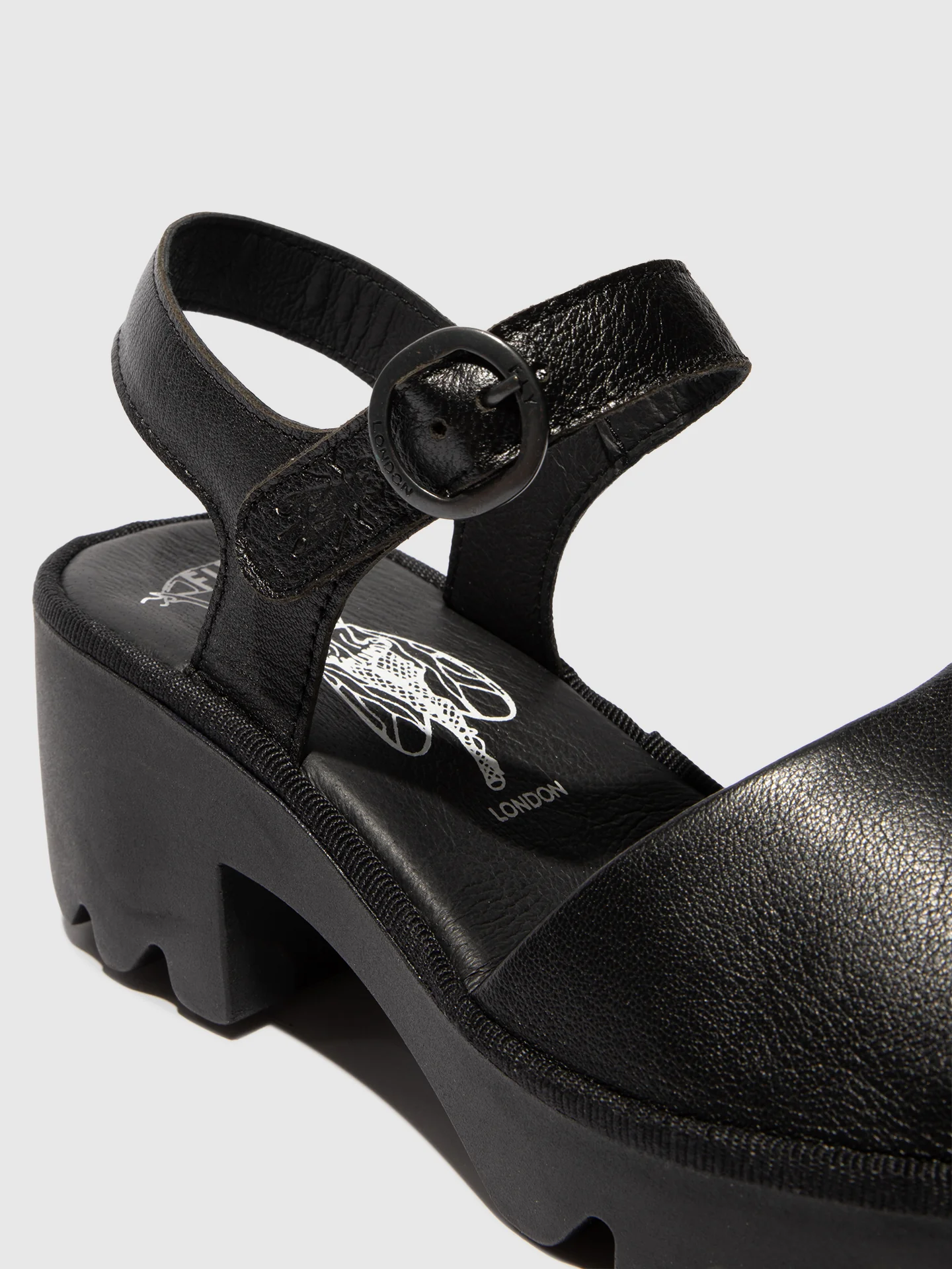 Sling-Back Sandals TULL503FLY BLACK/BLACK - Image 4