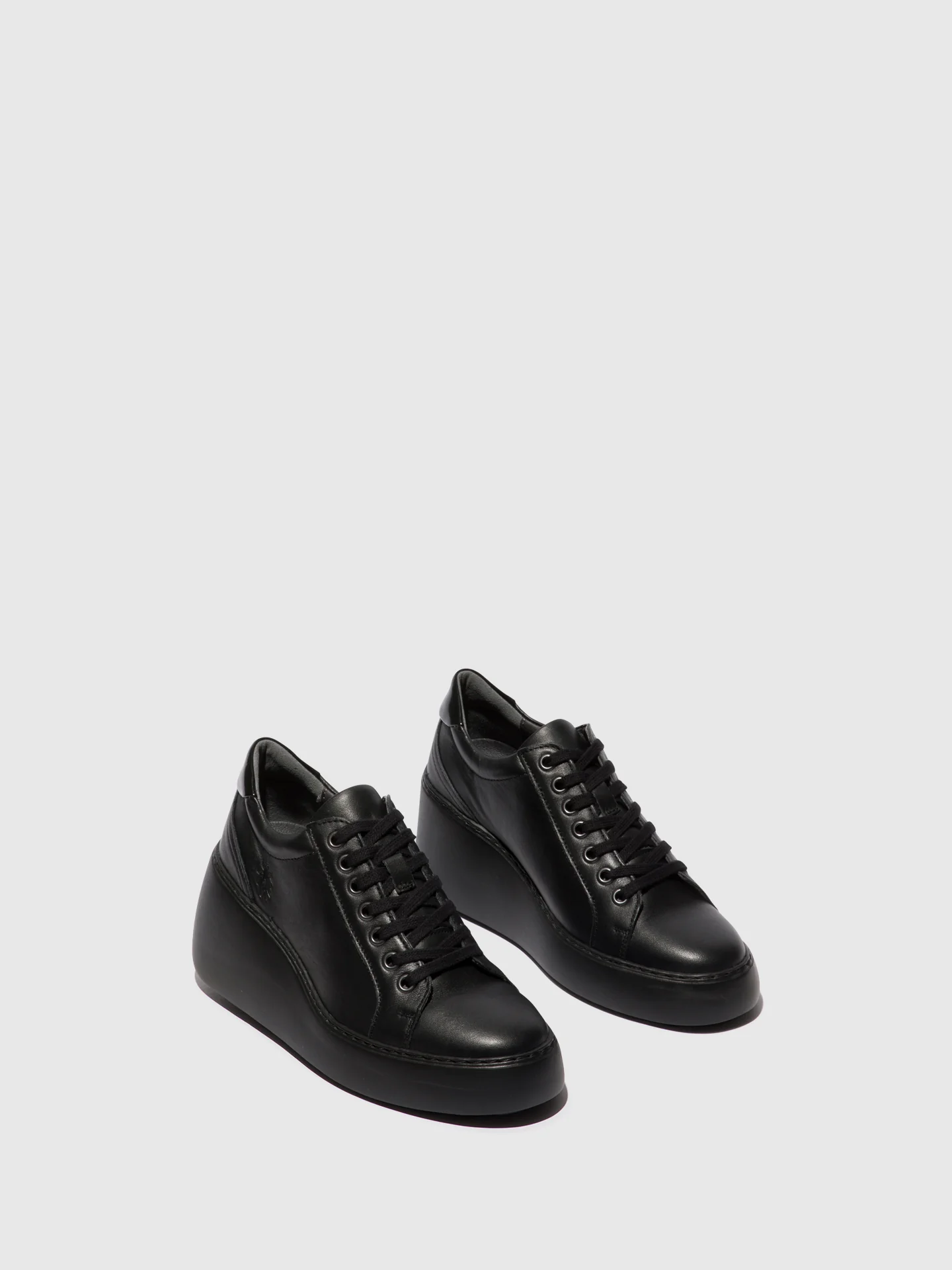 Lace-up Trainers DILE450FLY BLACK (BLACK SOLE) - Image 2