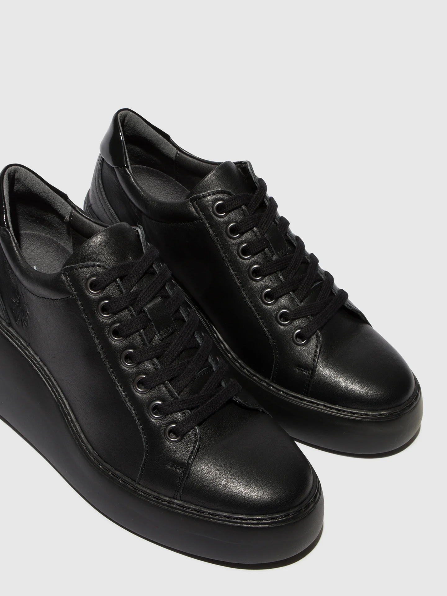 Lace-up Trainers DILE450FLY BLACK (BLACK SOLE) - Image 4