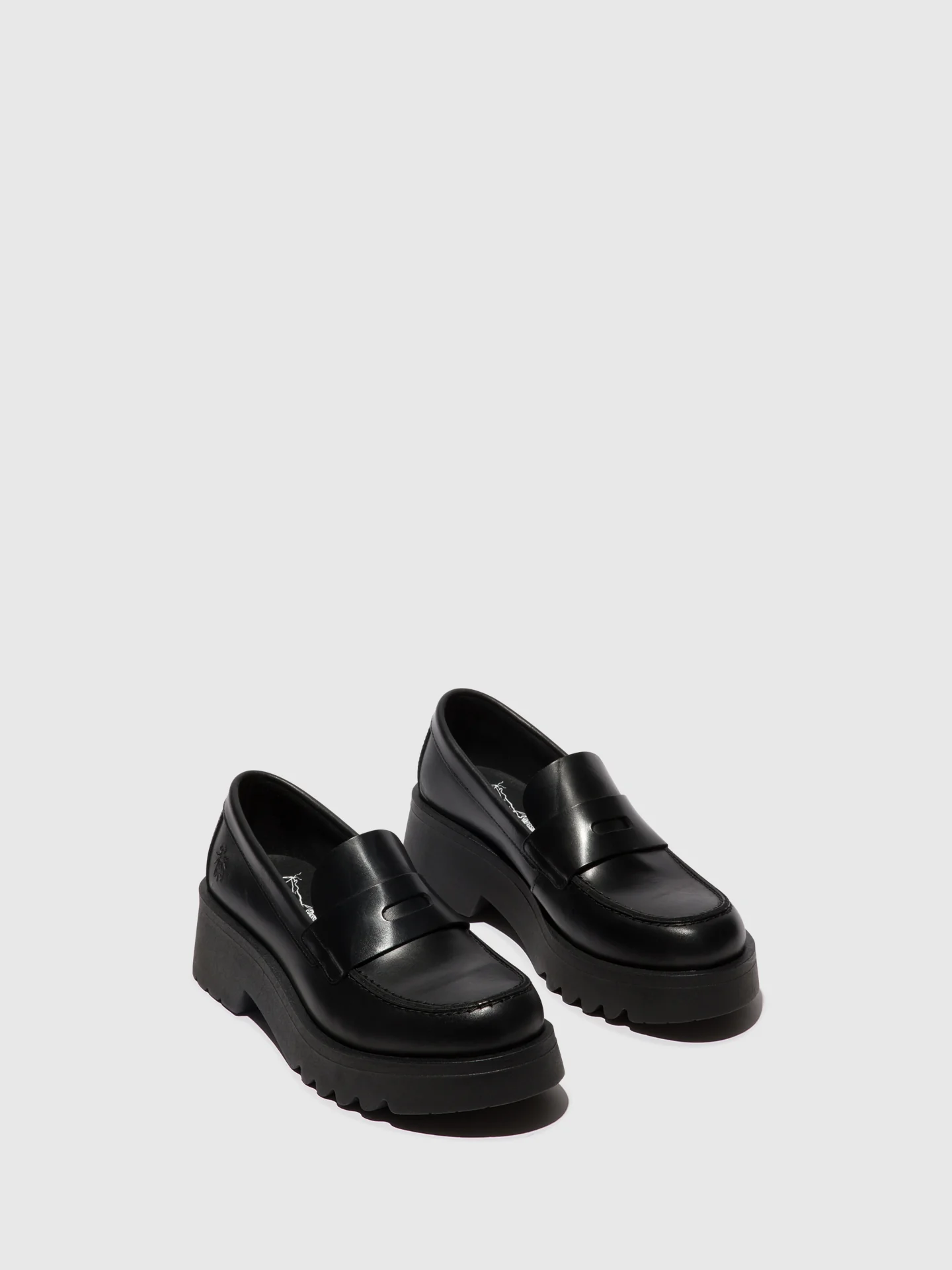 Loafers Shoes MOAT948FLY BLACK (BLACK SOLE) - Image 2