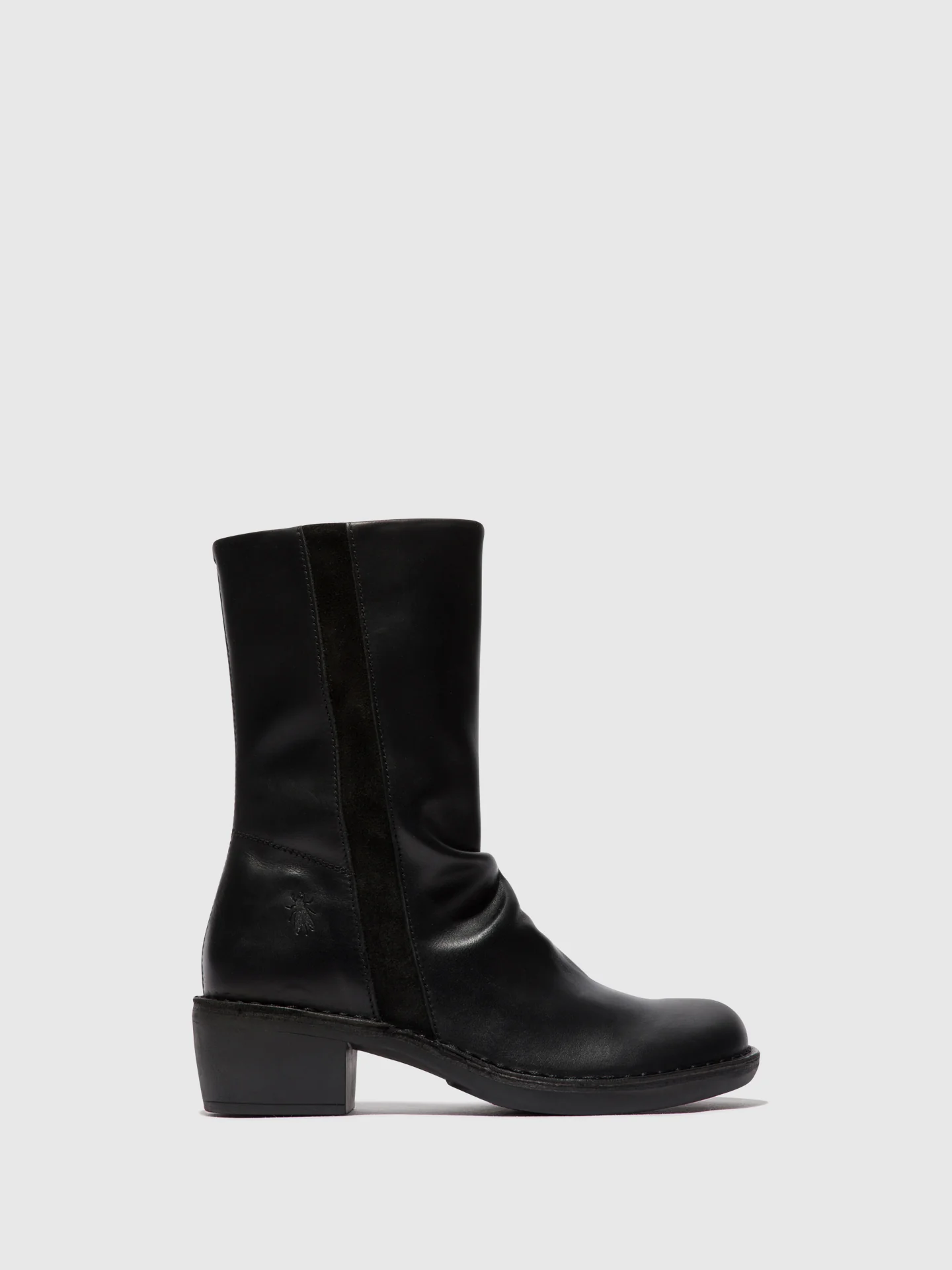 Zip Up Boots MECY092FLY BLACK/BLACK