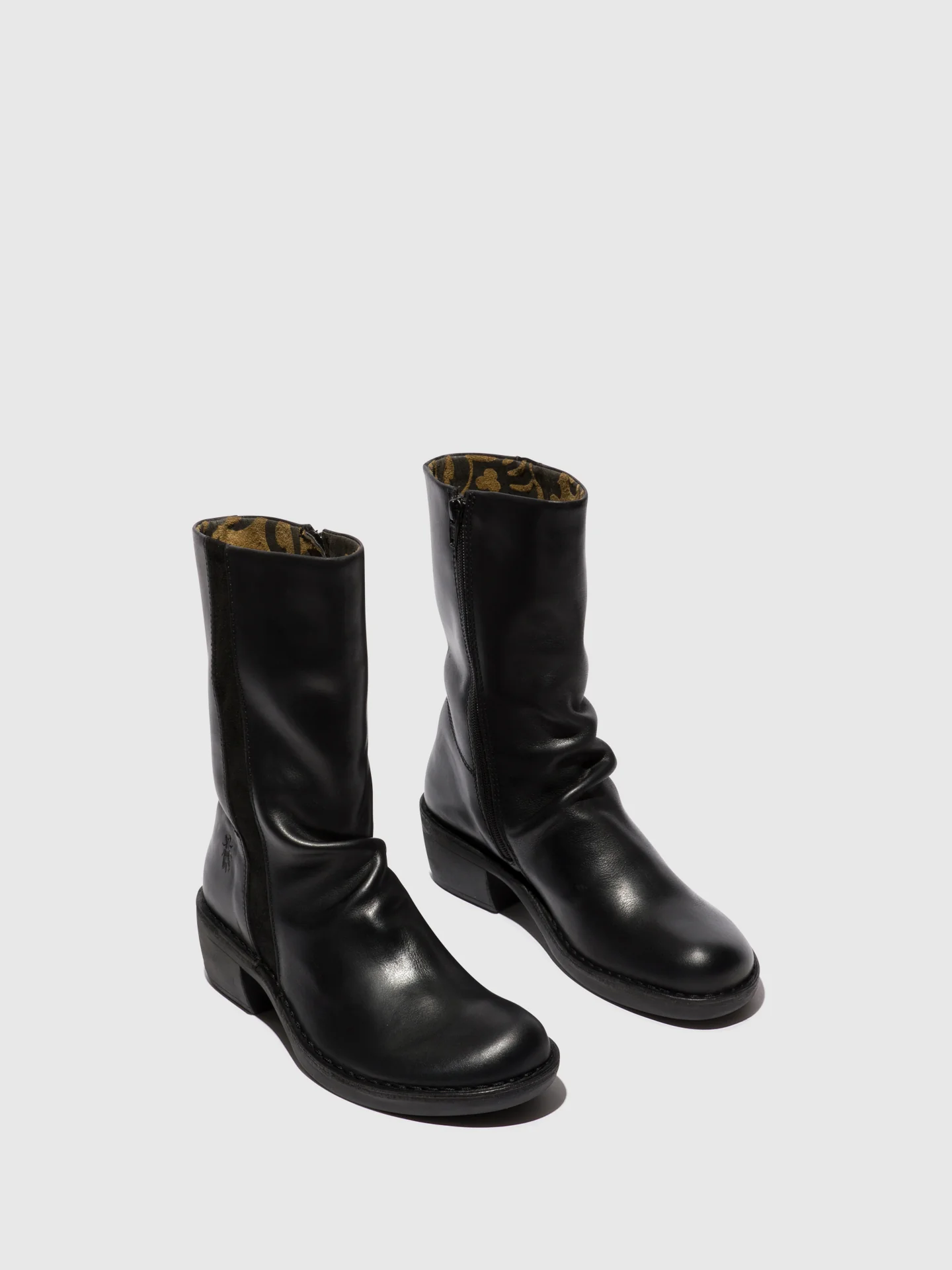 Zip Up Boots MECY092FLY BLACK/BLACK - Image 2