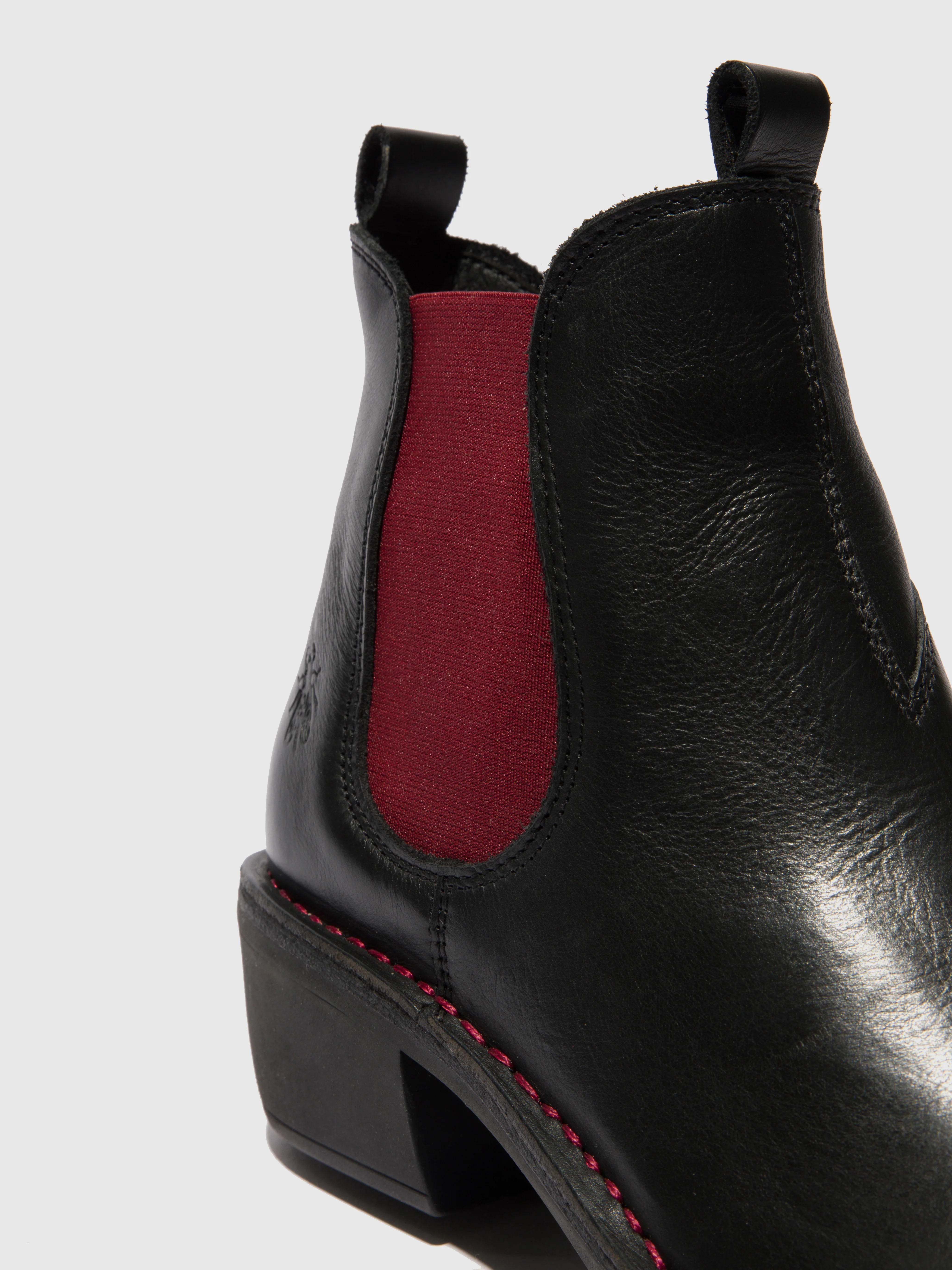 Chelsea Ankle Boots MEME030FLY BLACK (BRICK ELASTIC) - Image 4