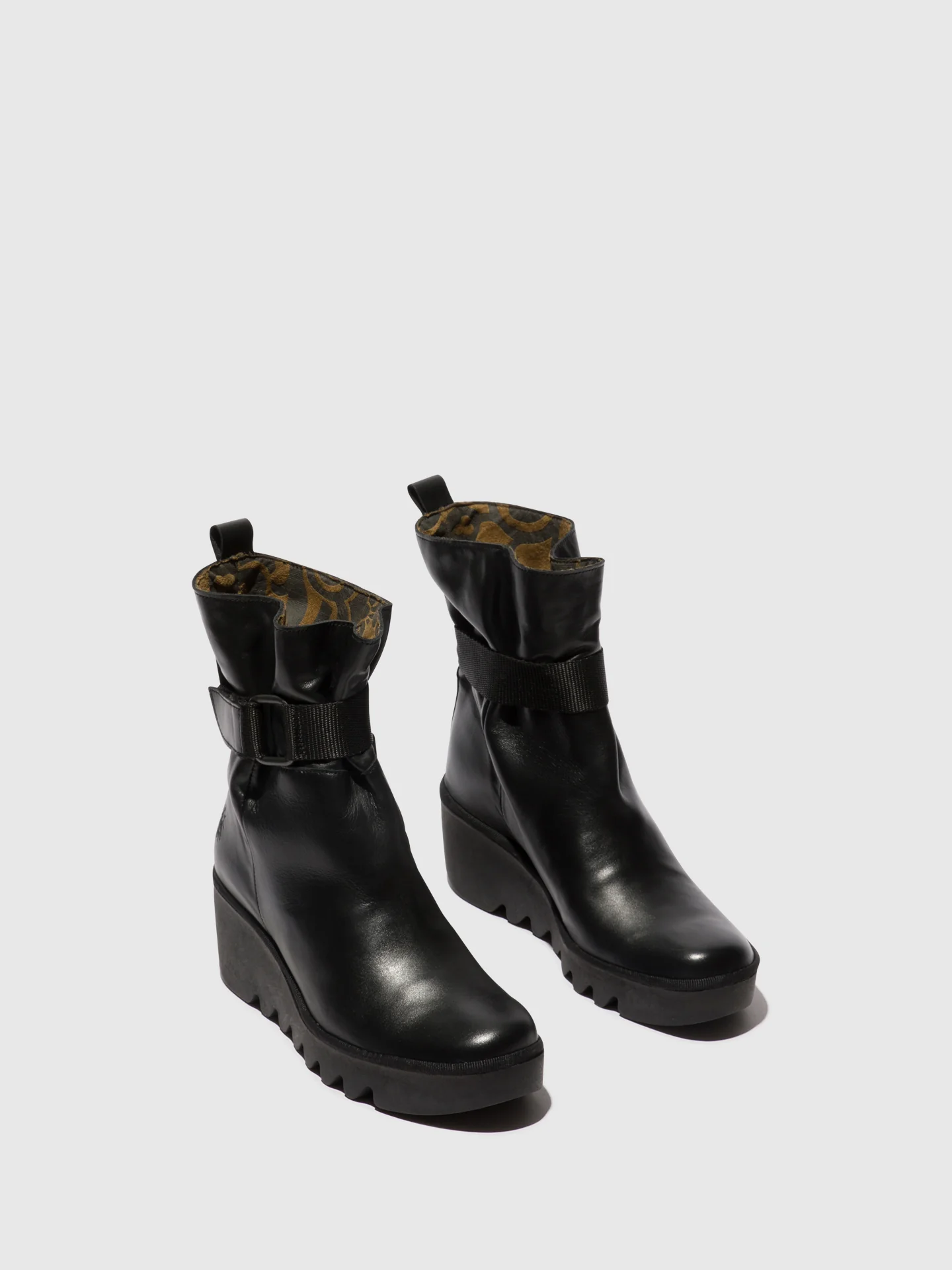 Buckle Ankle Boots BLIT453FLY BLACK - Image 2