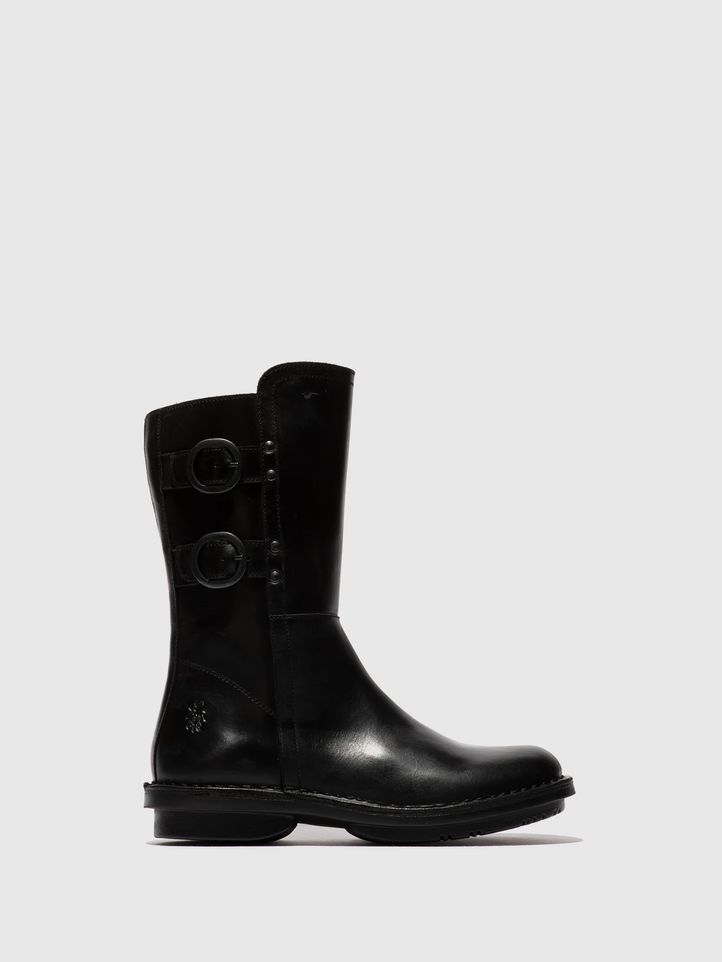 Buckle Ankle Boots FECY169FLY BLACK