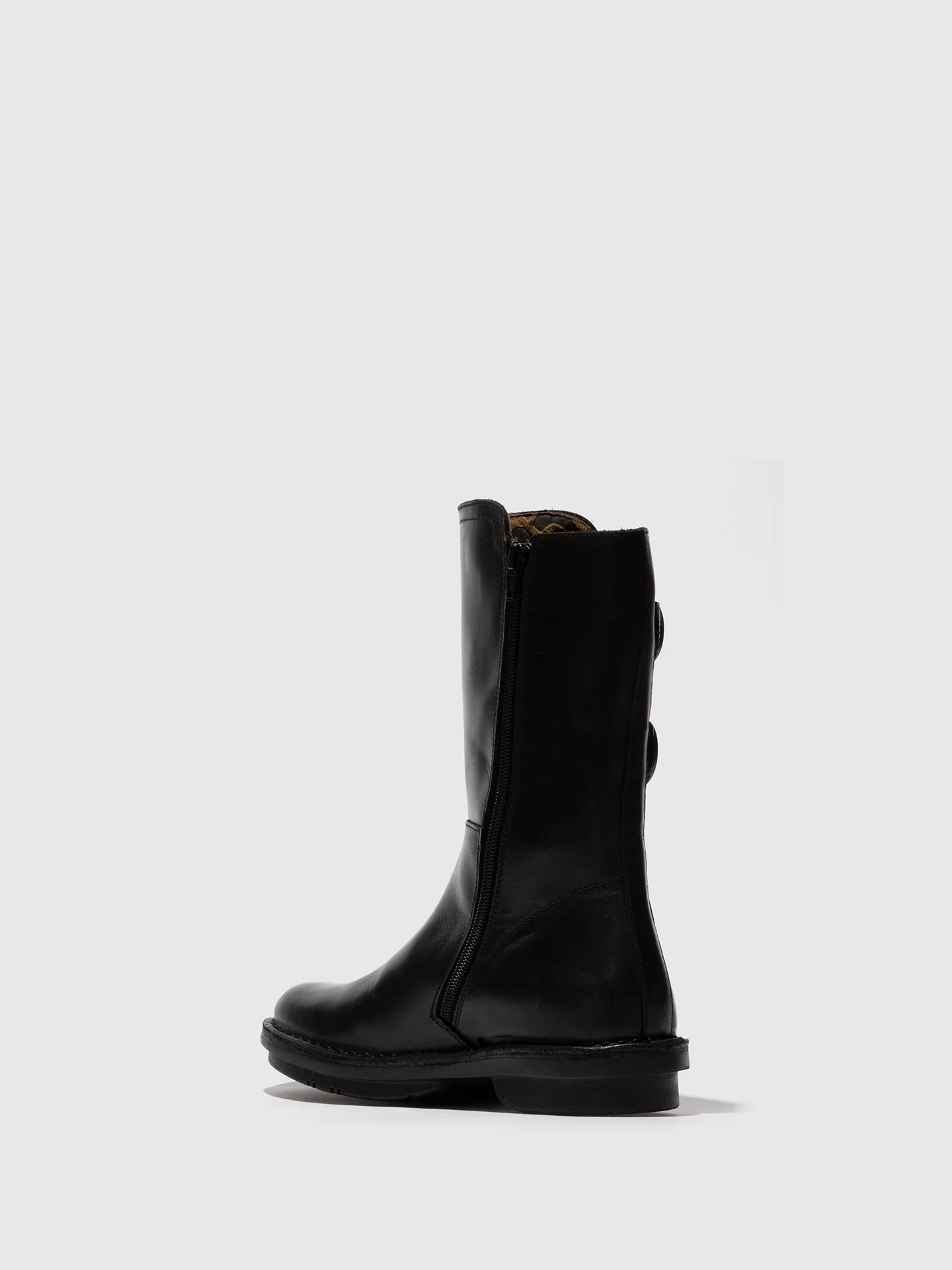 Buckle Ankle Boots FECY169FLY BLACK - Image 3