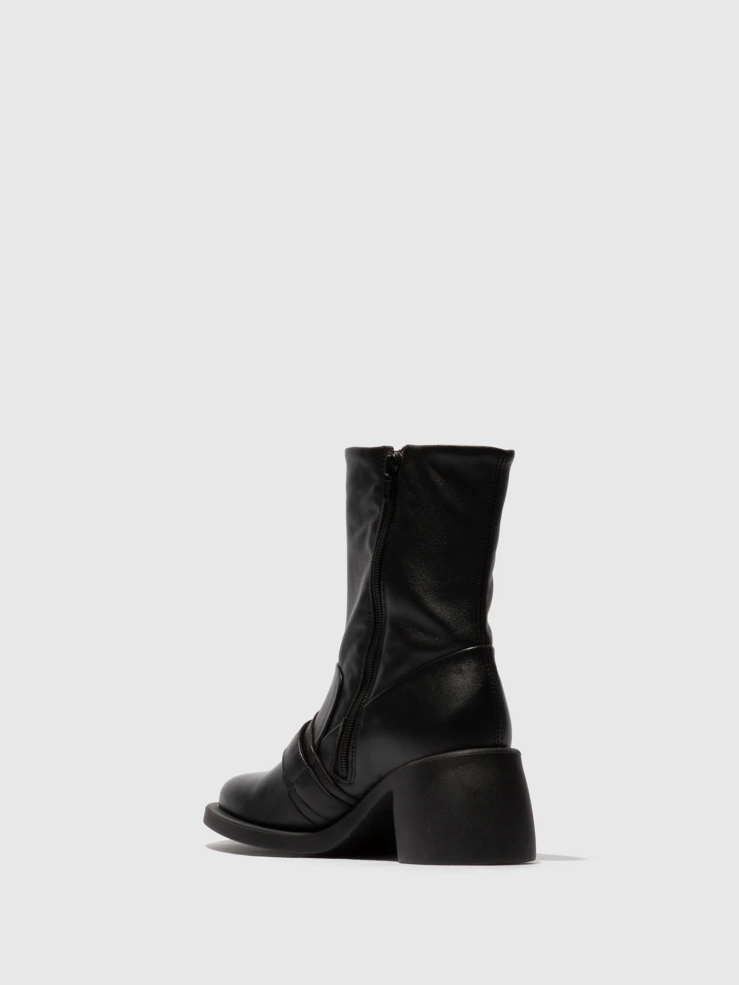 Buckle Ankle Boots HUDA303FLY BLACK - Image 3