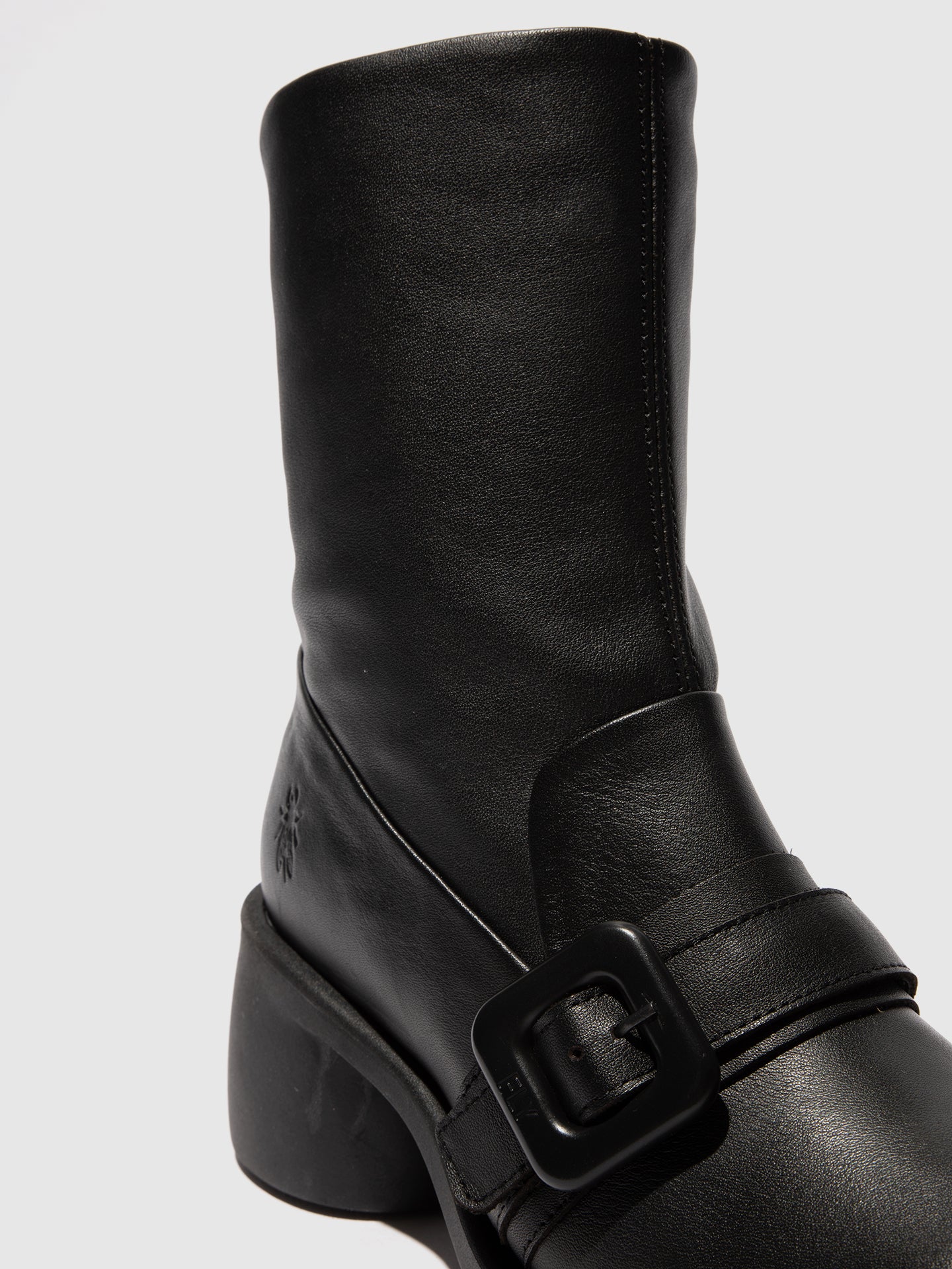 Buckle Ankle Boots HUDA303FLY BLACK - Image 4