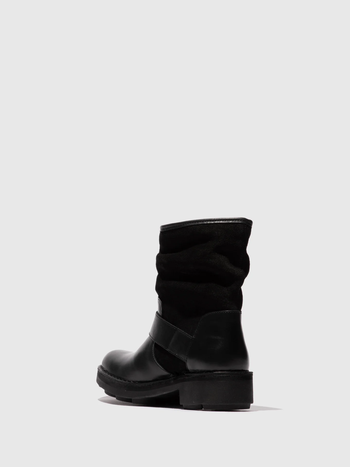 Buckle Ankle Boots NALY141FLY BLACK - Image 3
