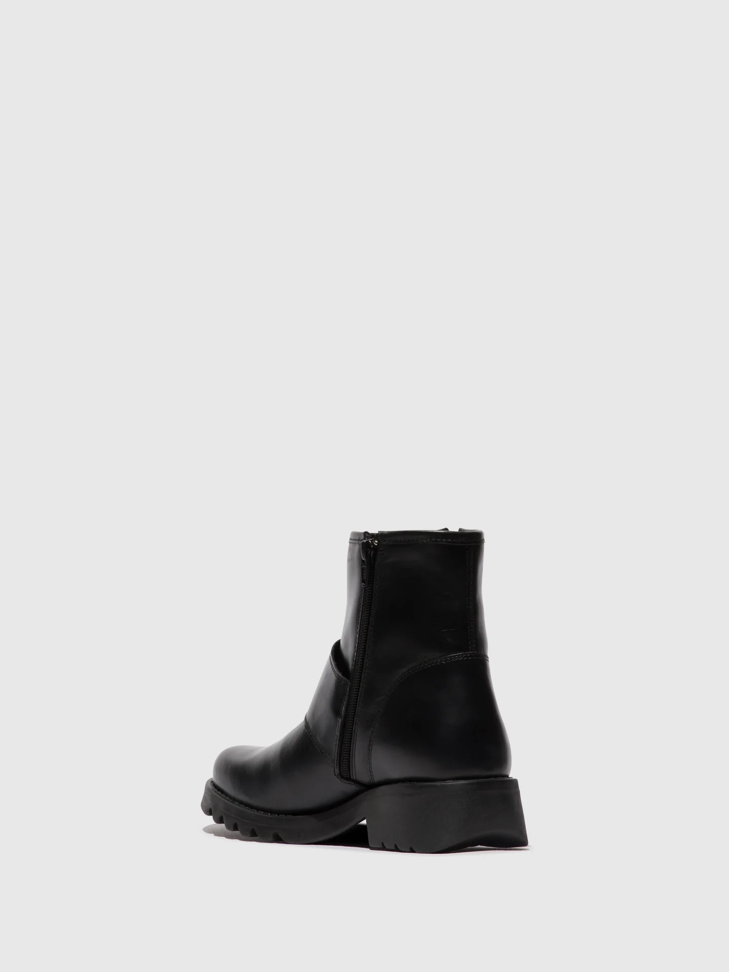 Buckle Ankle Boots RILY991FLY BLACK - Image 3