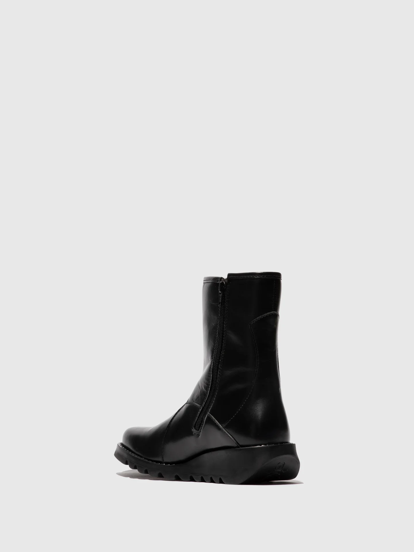 Buckle Ankle Boots SABE013FLY BLACK - Image 3