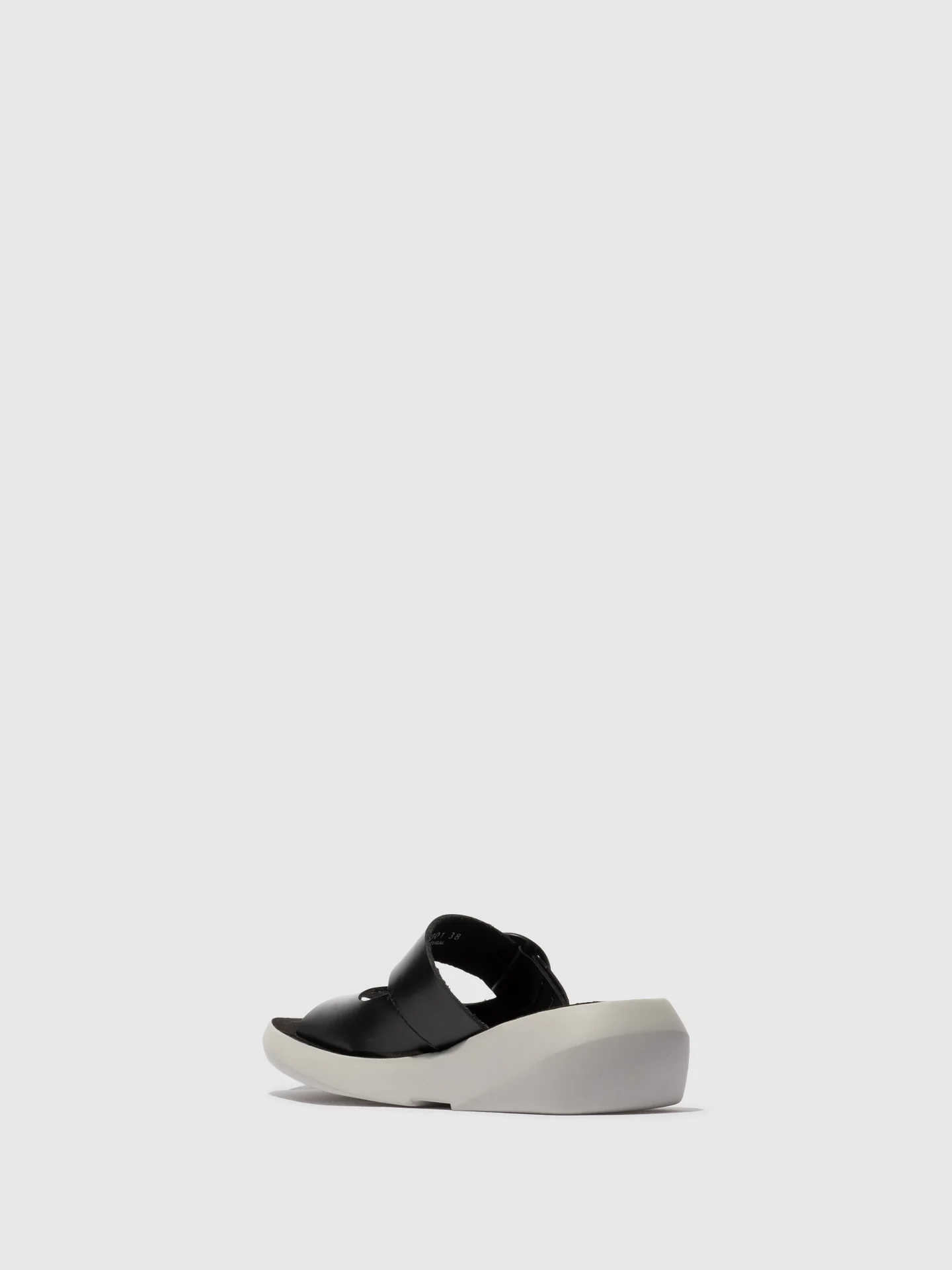 Buckle Mules BAFI029FLY BLACK - Image 3