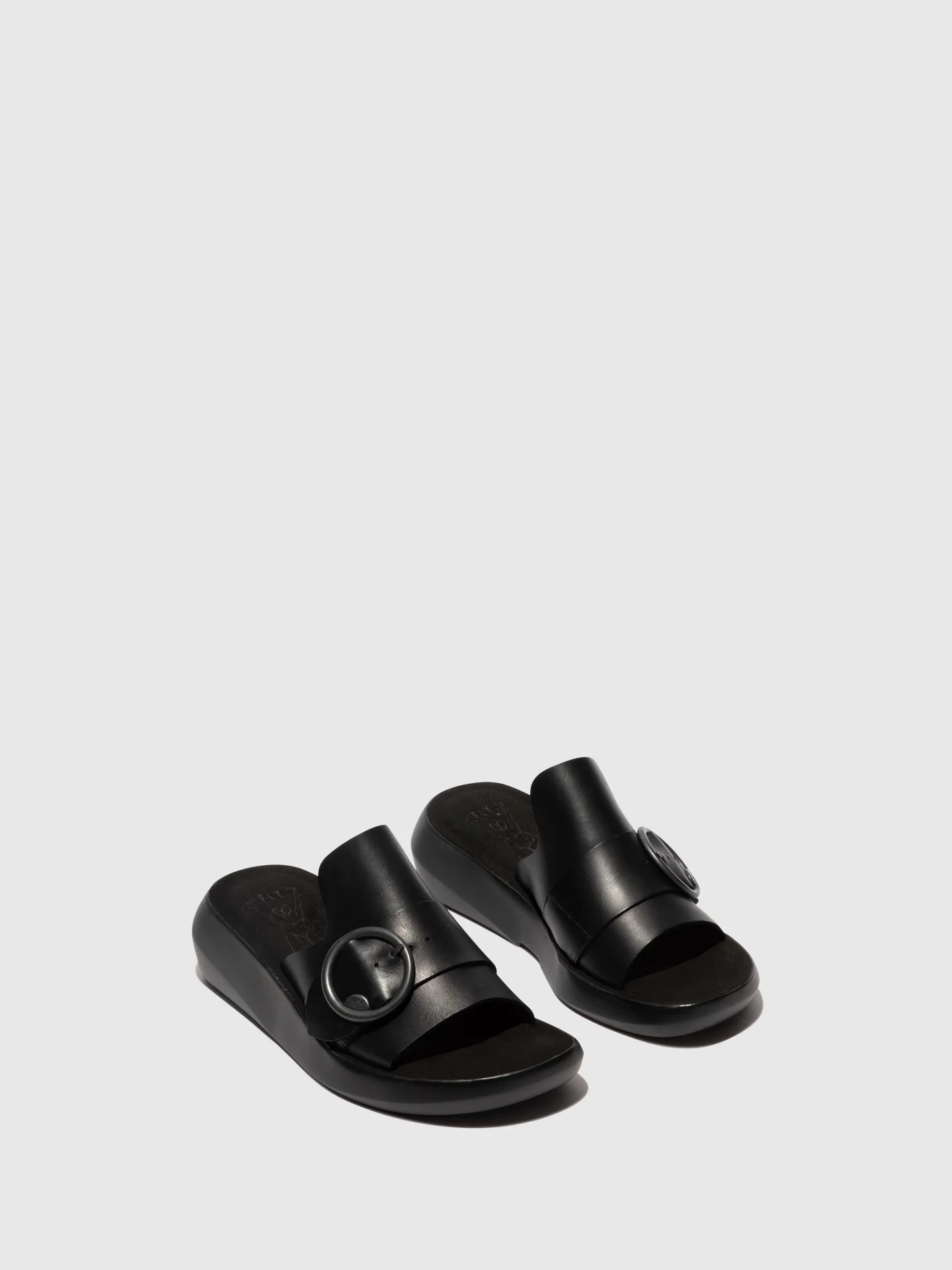 Buckle Mules BEYD925FLY BLACK - Image 2